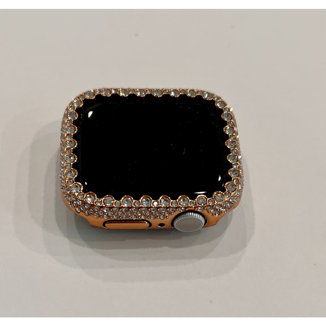 38mm-45mm Apple Watch Band Women Swarovski Crystal Rose Gold & or Apple Watch Cover Swarovski Crystals Iwatch Candy Bezel Poly Carbonate -