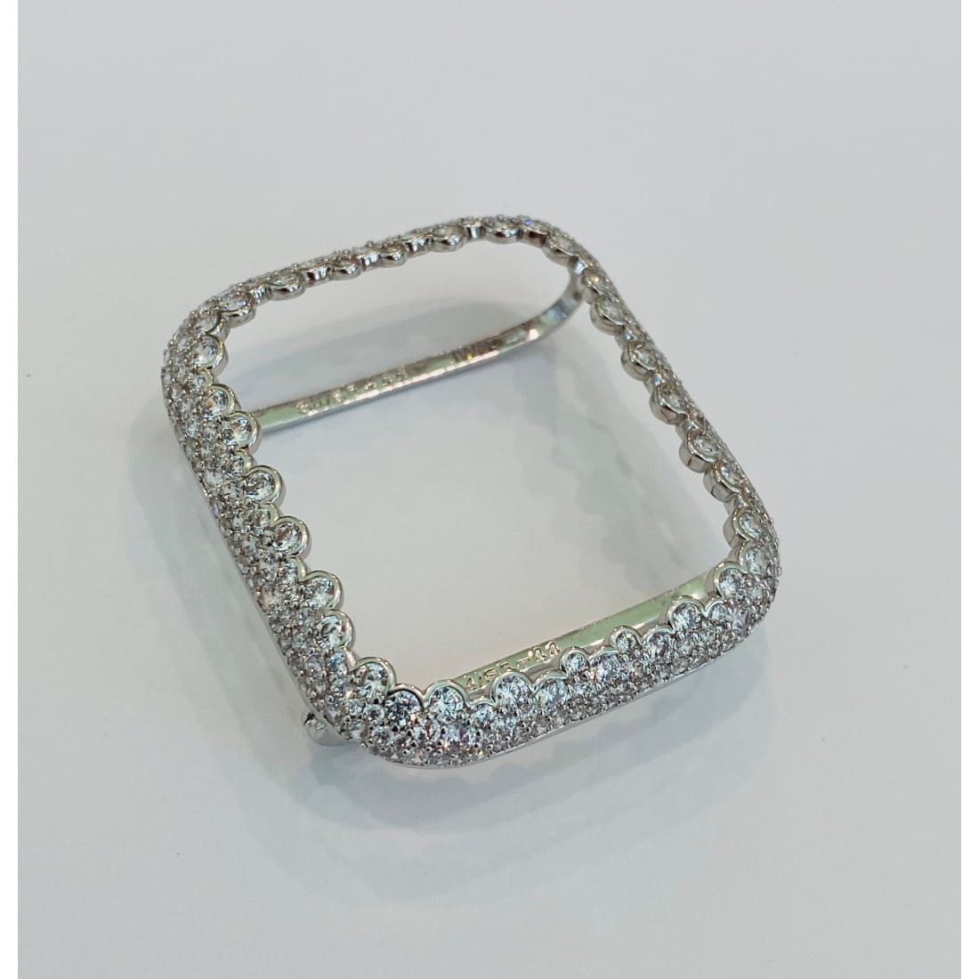 Apple Watch Case Cover 41mm 45mm 49mm Ultra Lab Diamond Bezel 38 40 42 44mm in Silver Rose Gold Yellow Gold Black on Black - 41mm apple