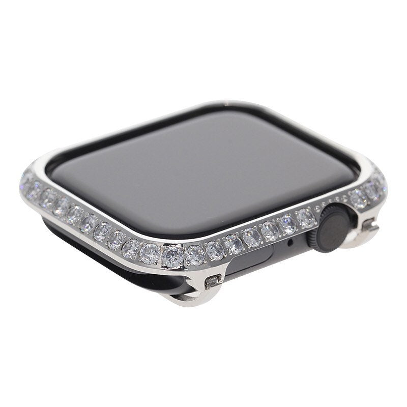 Custom Silver Apple Watch Case Swarovski Crystals for Iphone Watch Pretty Apple Cover 42mm Series 2/3 Iwatch Candy