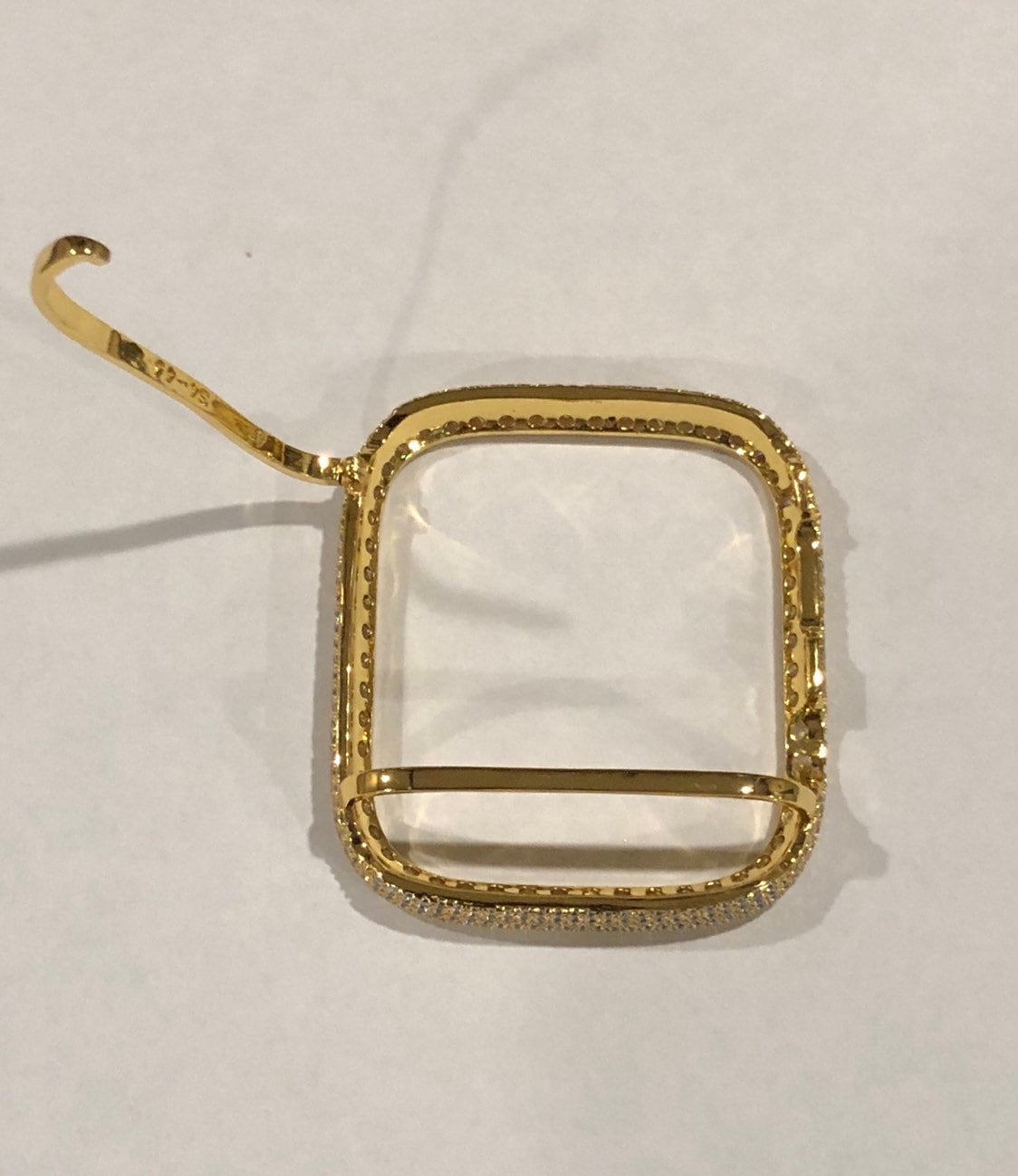 Gold Apple Watch Cover Lab Diamond Bezel Case 42mm 46mm 49mm Ultra Apple Watch Case Bling 38mm 40mm 42mm 44mm Series 2-11