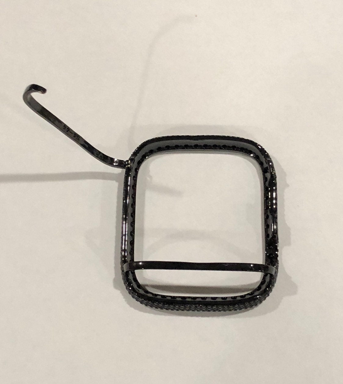 Series 2-10 Apple Watch Case Cover 38mm-49mm Black Lab Diamond Bezel 2.5mm Iwatch Band Smartwatch Bumper Bling 42mm 46mm