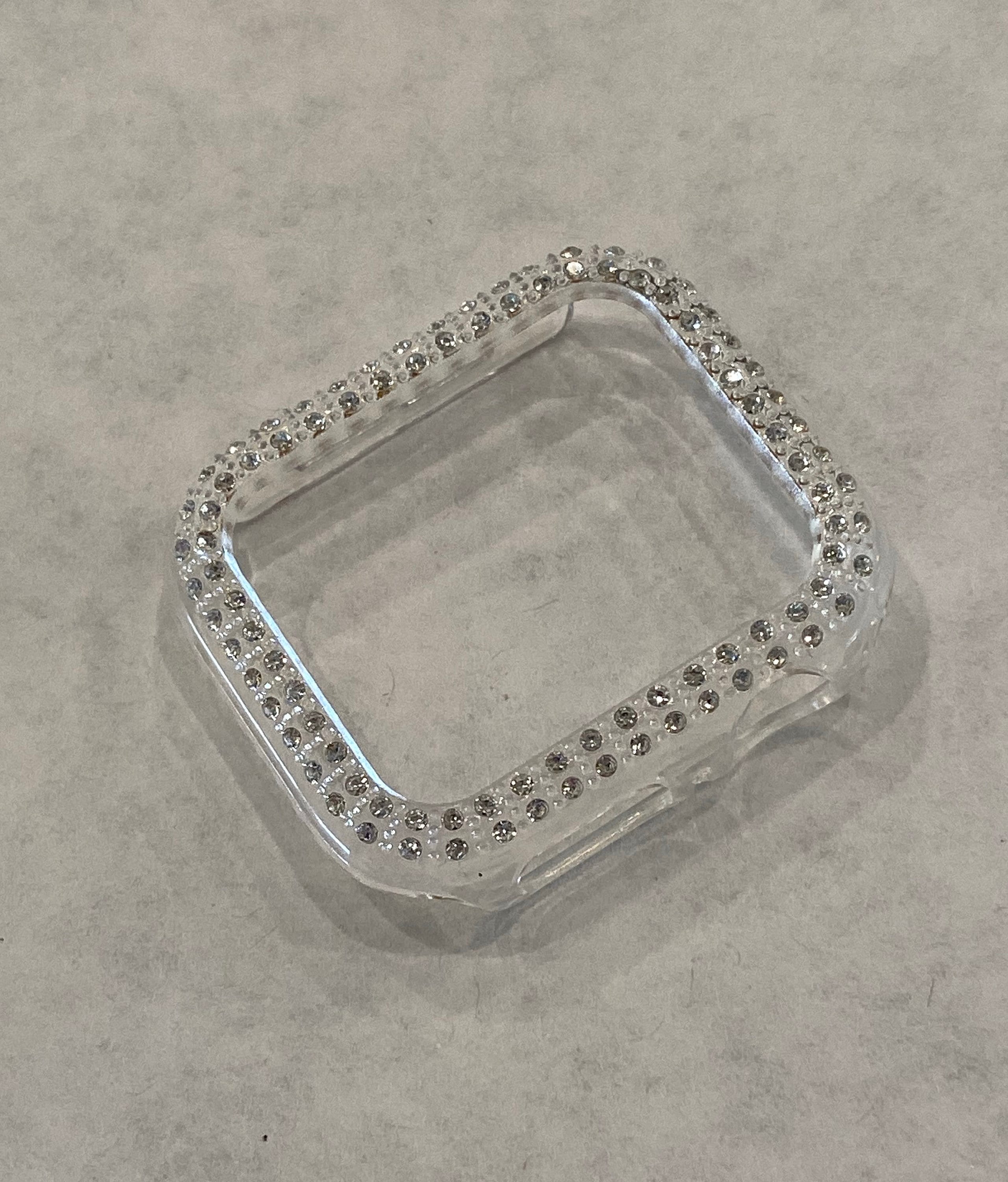 Apple Watch Cover Bezel Clear Case Crystals Apple Watch Cases Smartwatch Bumper Bling 38mm-45mm Series 2-11