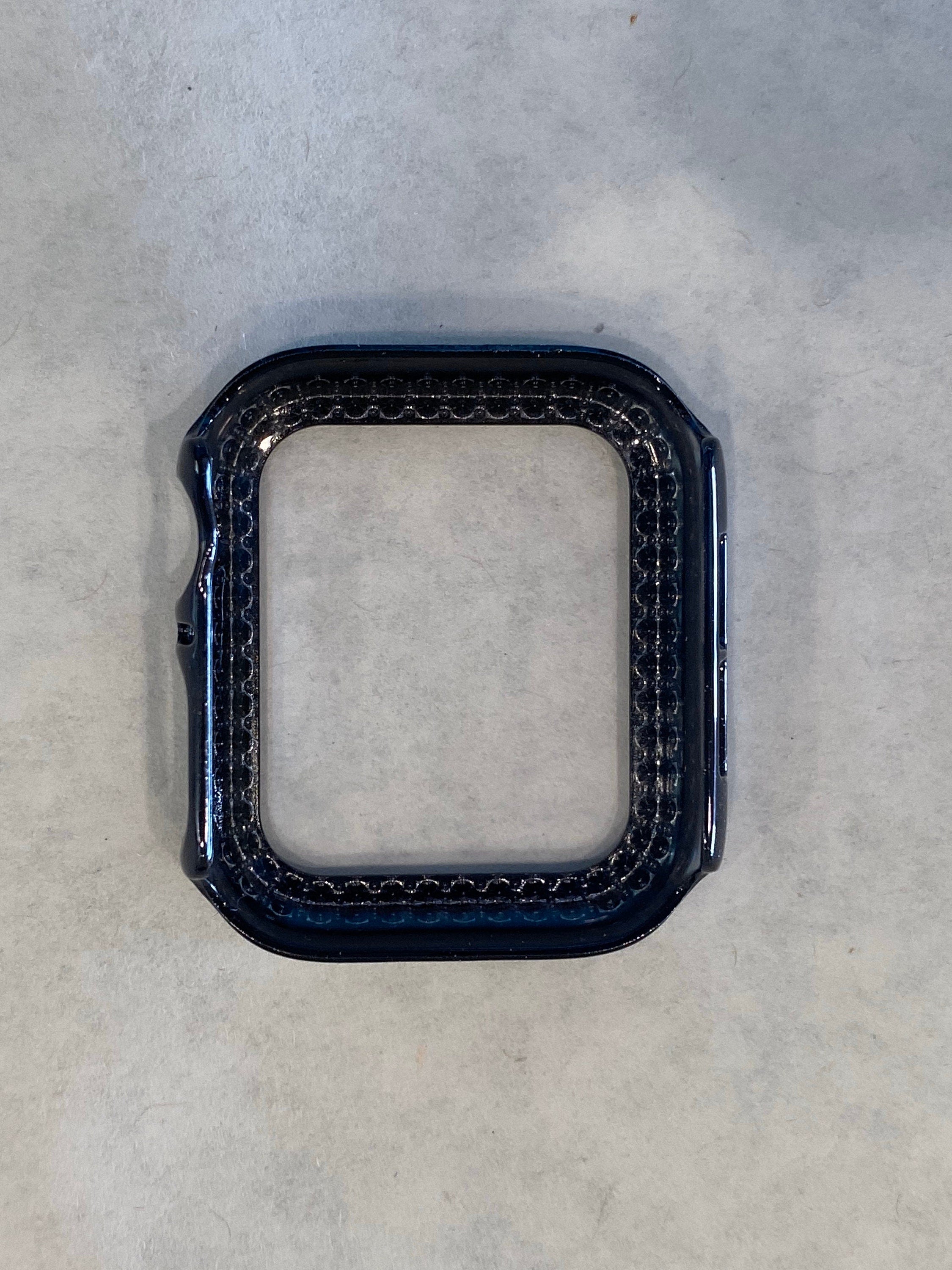 Series 10 Black Apple Watch Cover 42mm 46mm Swarovski Crystal Iphone Watch Case Bling 38mm-49mm Ultra Series 2-10 Iwatch Candy Bling