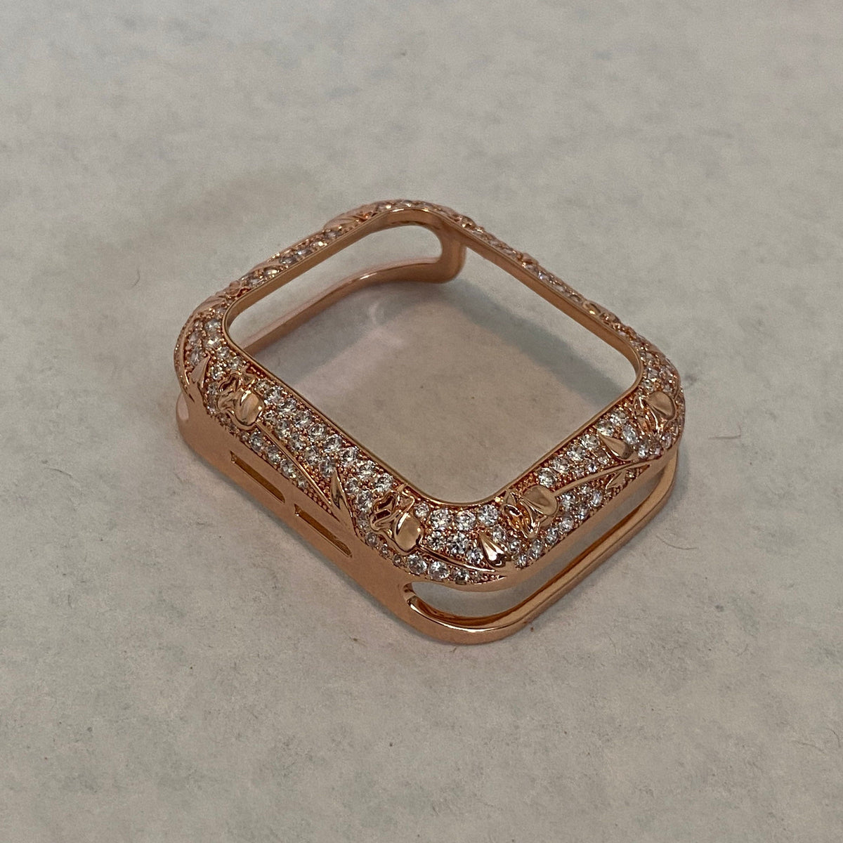 Apple Watch Band Women Rose Gold 38mm 40mm 41mm 42mm 44mm 45mm & or Apple Watch Case Crystal Apple Watch Cover Iwatch Candy Bling
