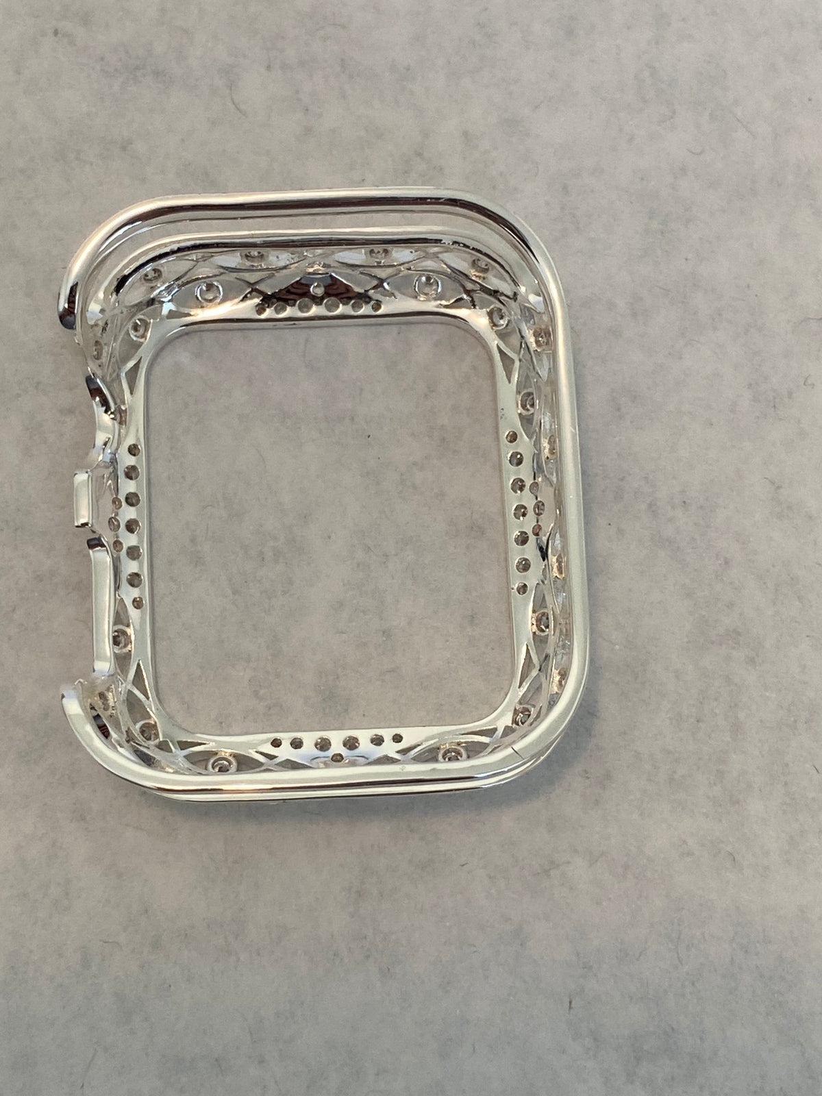 Series 10-11 Apple Watch Band Women's Silver & or Swarovski Crystal Apple Watch Case Bumper 38mm-46mm Iphone Watch Cover Iwatch Candy