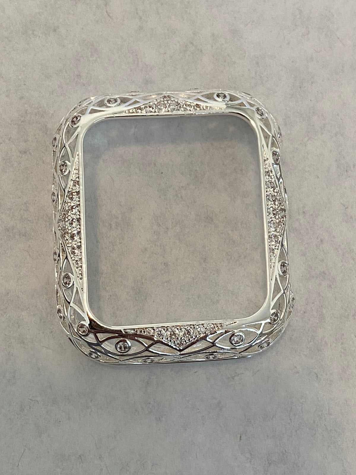 Series 10-11 Apple Watch Band Women's Silver & or Swarovski Crystal Apple Watch Case Bumper 38mm-46mm Iphone Watch Cover Iwatch Candy