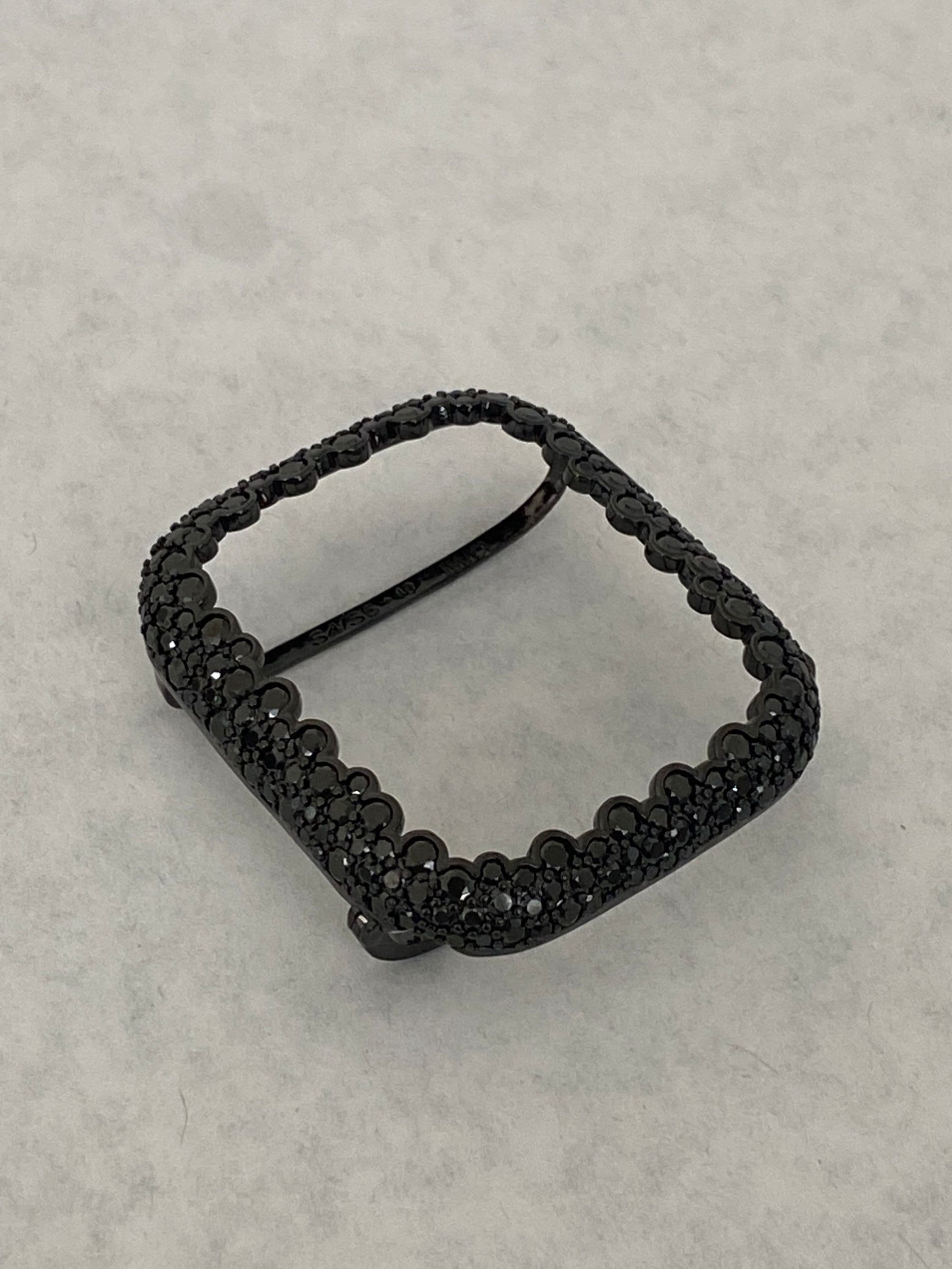 41mm 45mm 49mm Ultra Black Apple Watch Cover Black Lab Diamond Bezel Apple Watch Case Iwatch Protective Bumper 38mm 40mm 42mm 44mm Series 10