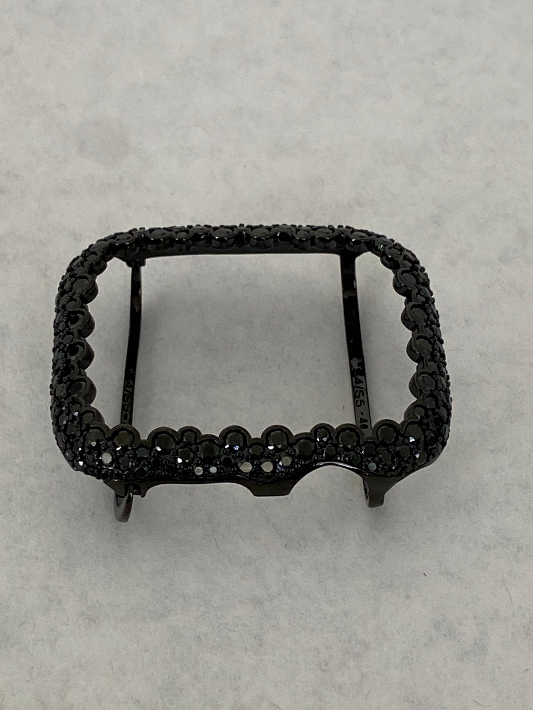 41mm 45mm 49mm Ultra Black Apple Watch Cover Black Lab Diamond Bezel Apple Watch Case Iwatch Protective Bumper 38mm 40mm 42mm 44mm Series 10