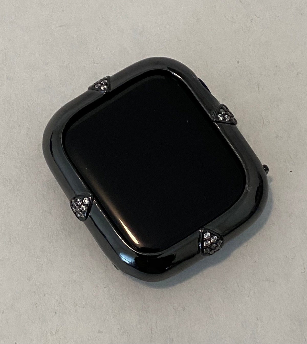 Black Apple Watch Case Lab Diamond Apple watch Cover Iwatch Candy Apple Watch Case Bling Gift for Her