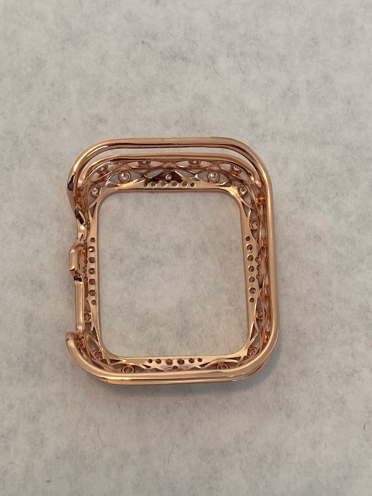 Apple Watch Band Rose Gold Swarovski Crystals & or Apple Watch Cover Lab Diamond Bezel Iphone Watch Case Iwatch Candy