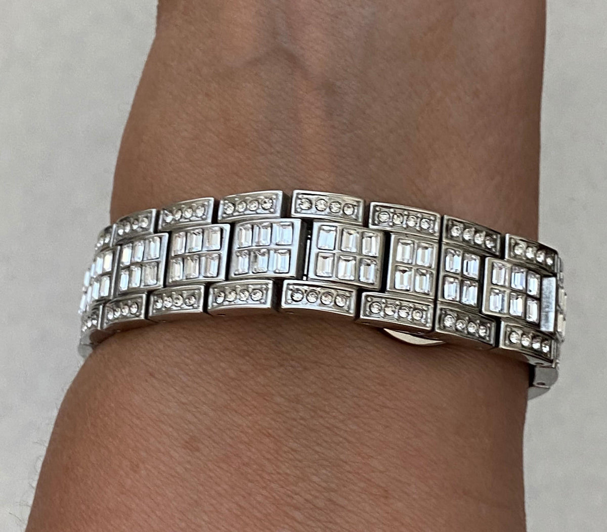 Silver Apple Watch Band Swarovski Crystals Baguettes 38mm-49mm Ultra & or Apple Watch Cover Lab Diamond Bezel Apple Watch Case Iwatch Candy