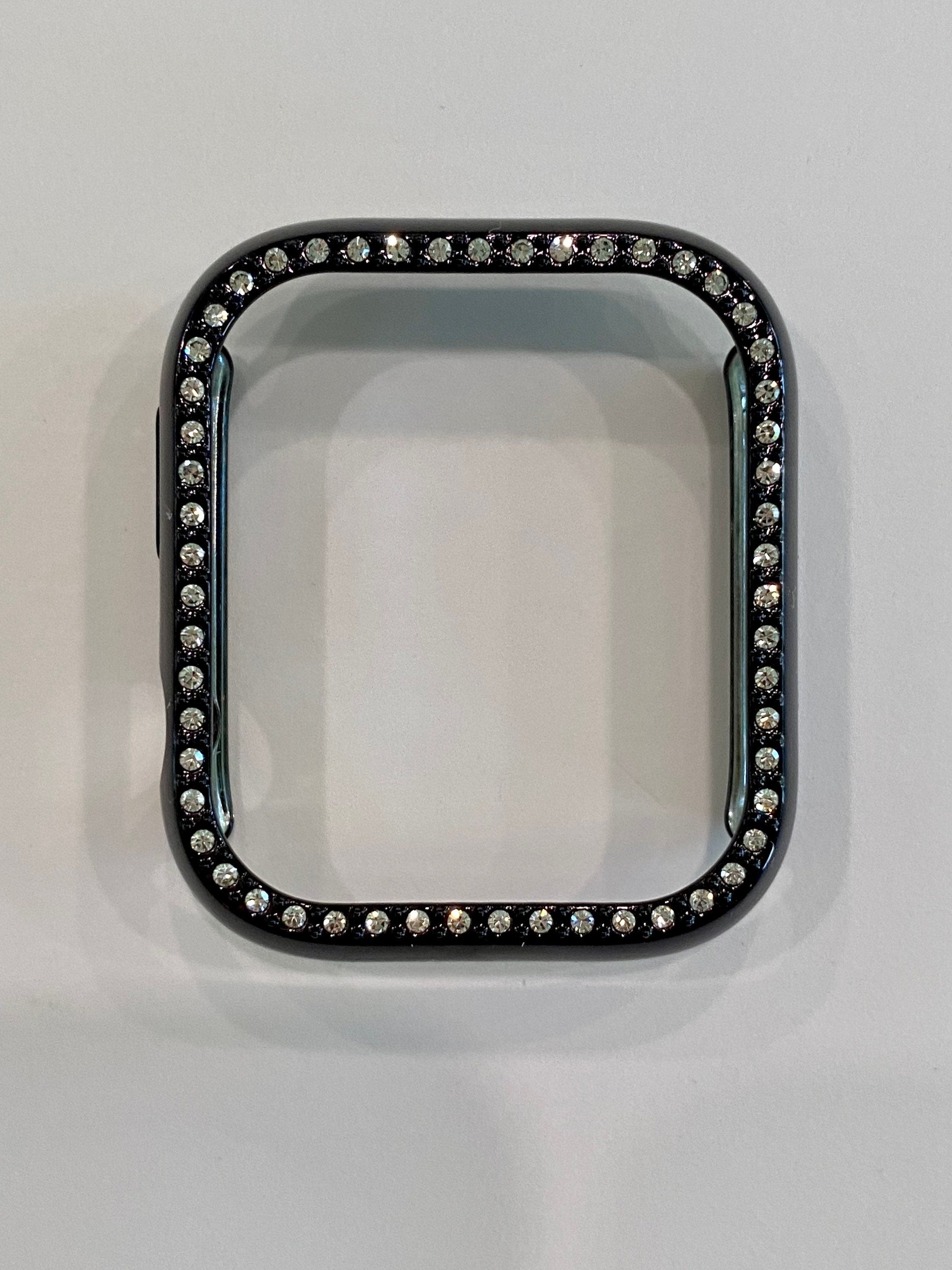 Series 10 Apple Watch Cover Swarovski Crystals Choice of Color Silver, Gold, Rose Gold, Black Iphone Watch Case 41mm 42mm 45mm 46mm 49mm