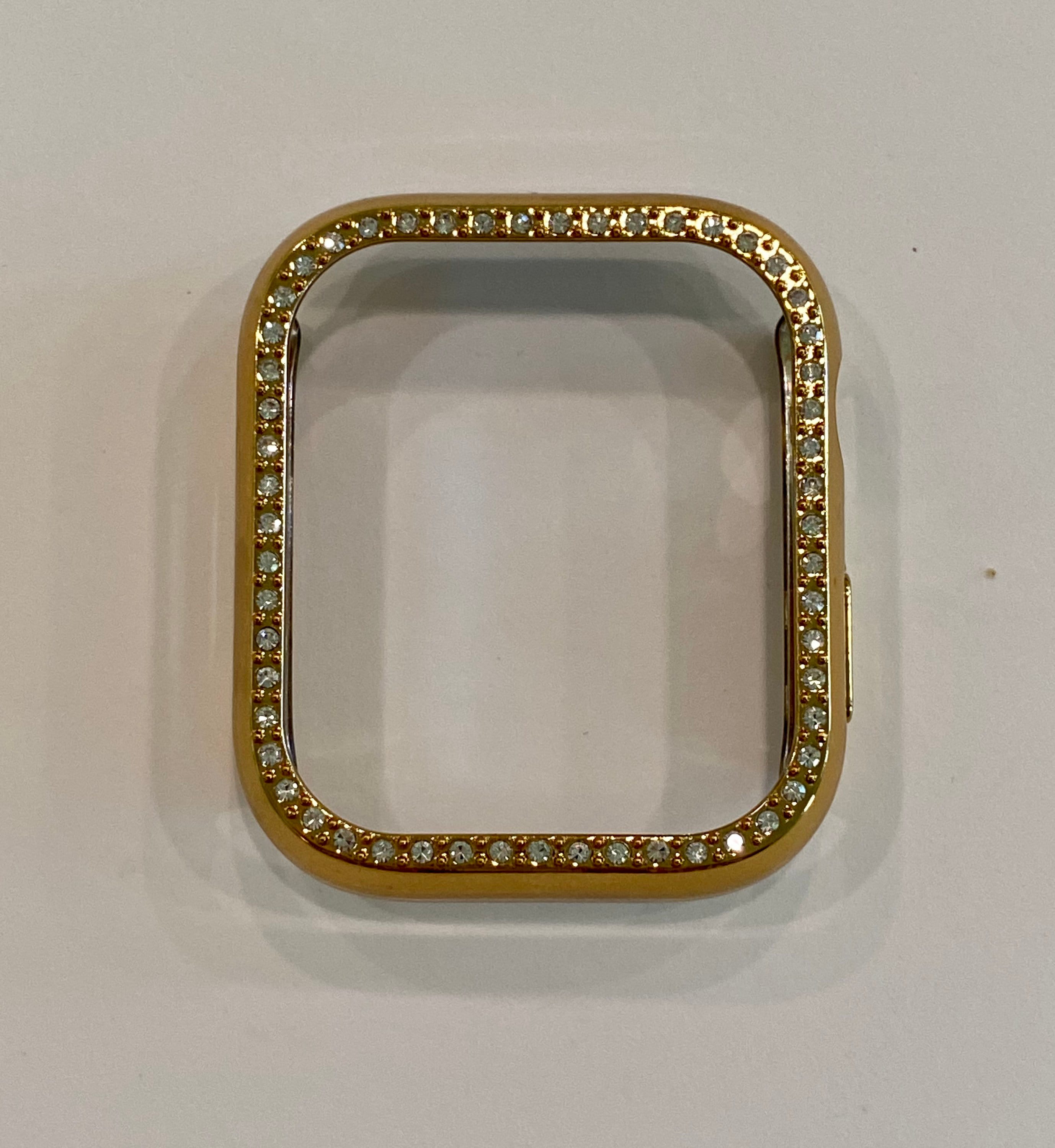 Series 10-11 Apple Watch Cover 49mm Ultra 41mm 45mm Gold Swarovski Crystal Apple Watch Bezel Protective Bumper Bling 42mm 46mm Iwatch Case