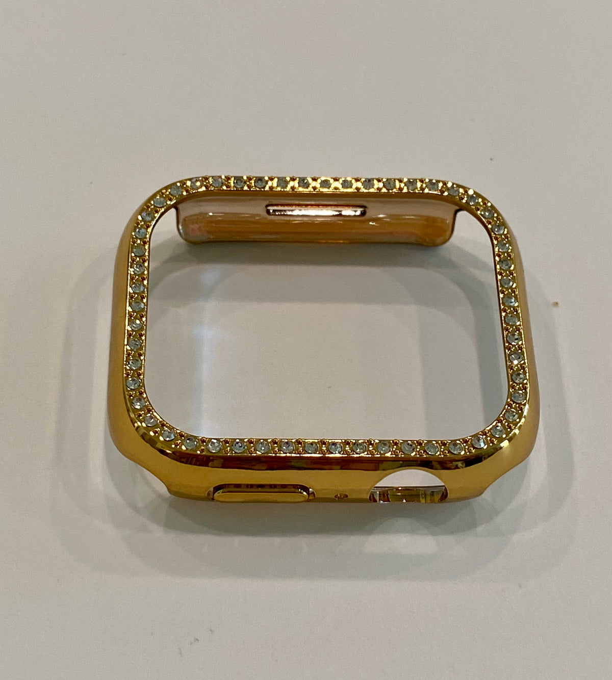Series 10-11 Apple Watch Cover 49mm Ultra 41mm 45mm Gold Swarovski Crystal Apple Watch Bezel Protective Bumper Bling 42mm 46mm Iwatch Case