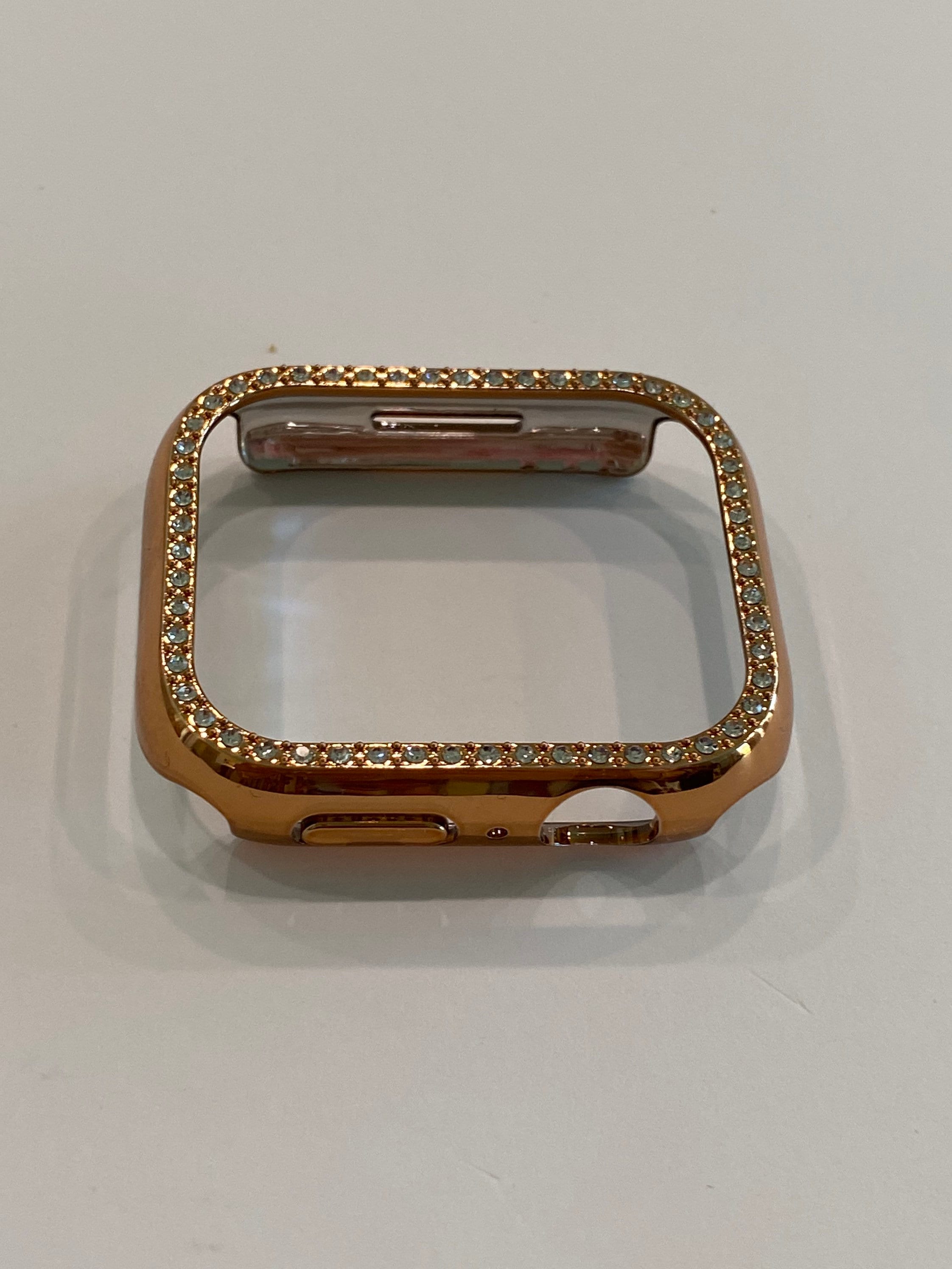 Ultra 49mm Apple Watch Cover 41mm 45mm Series Rose Gold Crystal Apple Watch Case Smartwatch Bezel Bumper Bling Iwatch Candy
