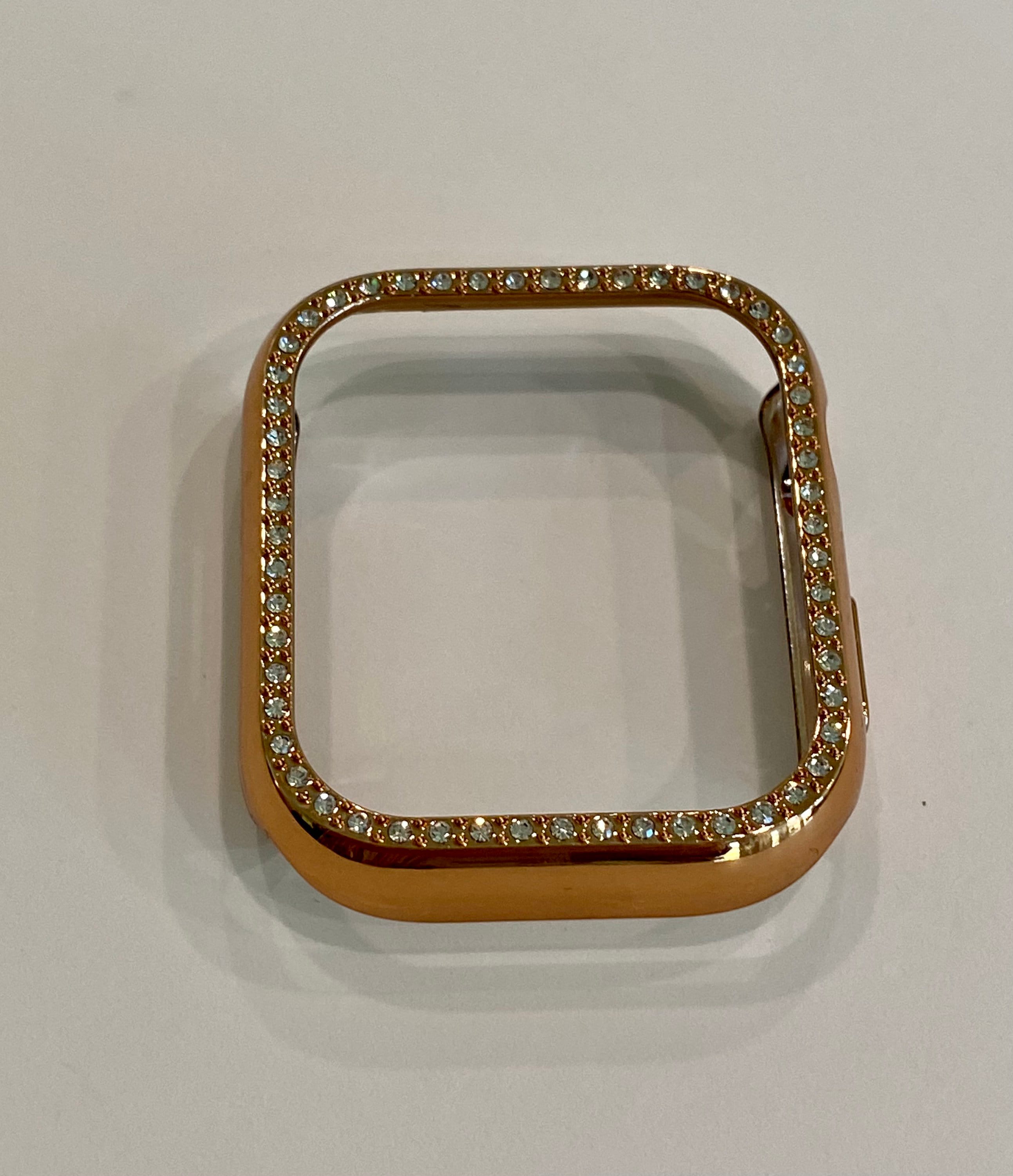 Ultra 49mm Apple Watch Cover 41mm 45mm Series Rose Gold Crystal Apple Watch Case Smartwatch Bezel Bumper Bling Iwatch Candy