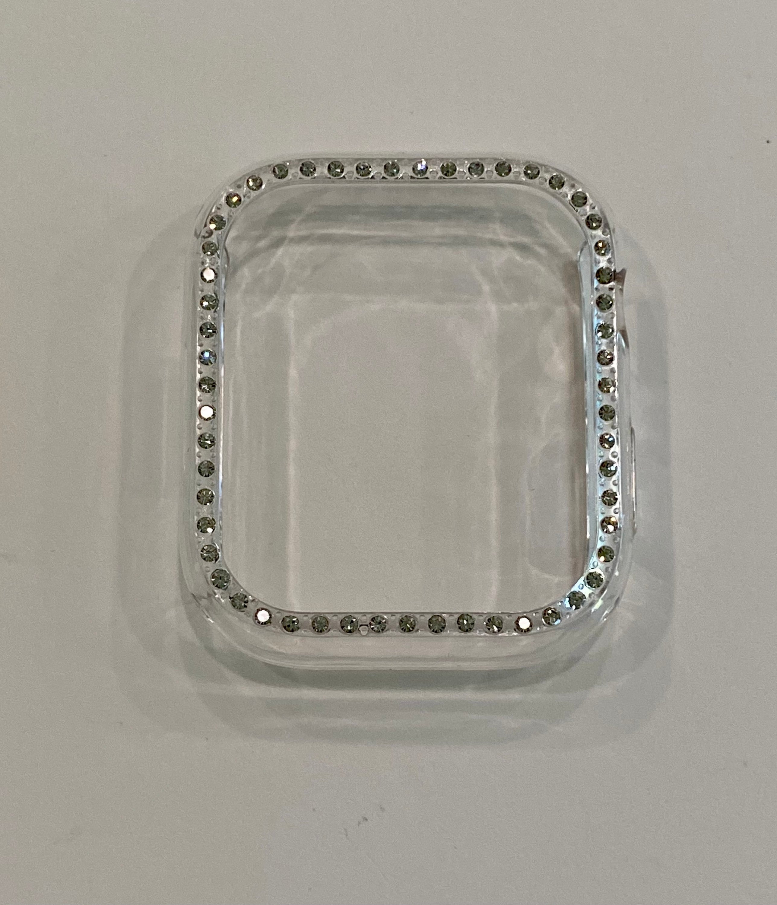 Ultra Apple Watch Case Cover 49mm 41mm 45mm Iwatch Swarovski Crystal Bezel Silver, Gold, Black, Clear, Rose Gold Smartwatch Bumper Bling