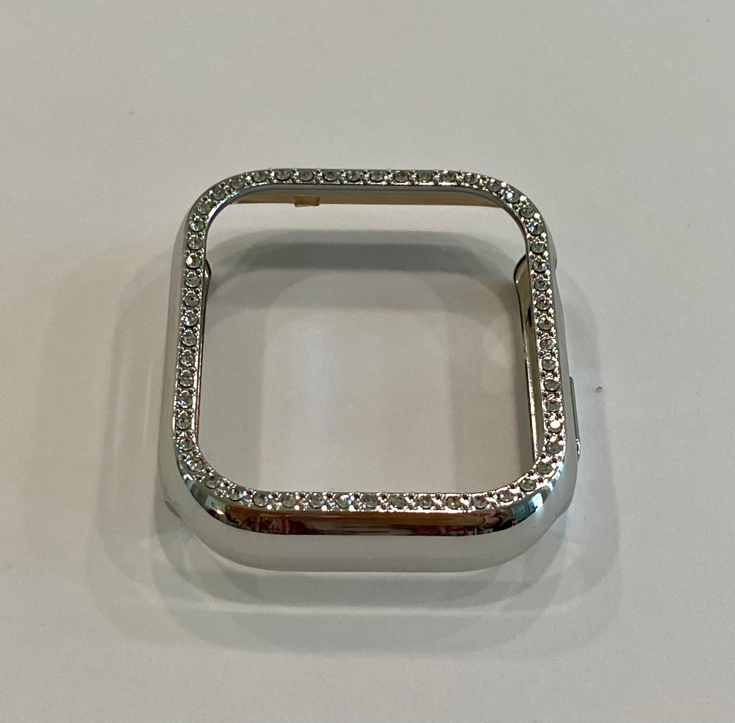 Apple Watch Cover 41mm 45mm 49mm Ultra Crystal Bezel Apple Watch Case Smartwatch Bumper Bling Silver Series 7/8/9 Iwatch Candy