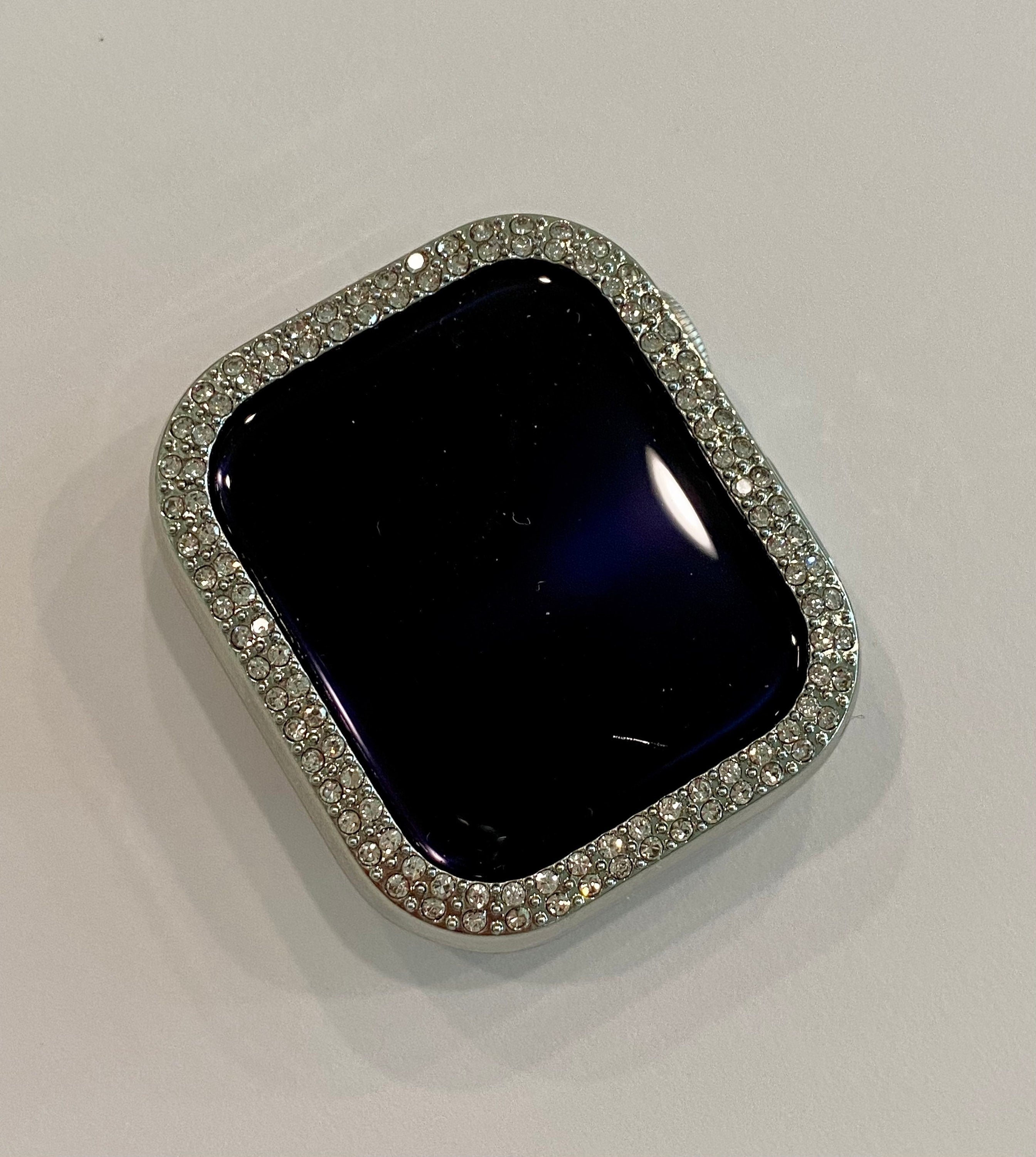 Ultra 49mm Apple Watch Cover Swarovski Crystal Smartwatch Bezel Case Bling Silver, Gold, Black, Clear, Rose Gold 38mm-45mm Series 2-10