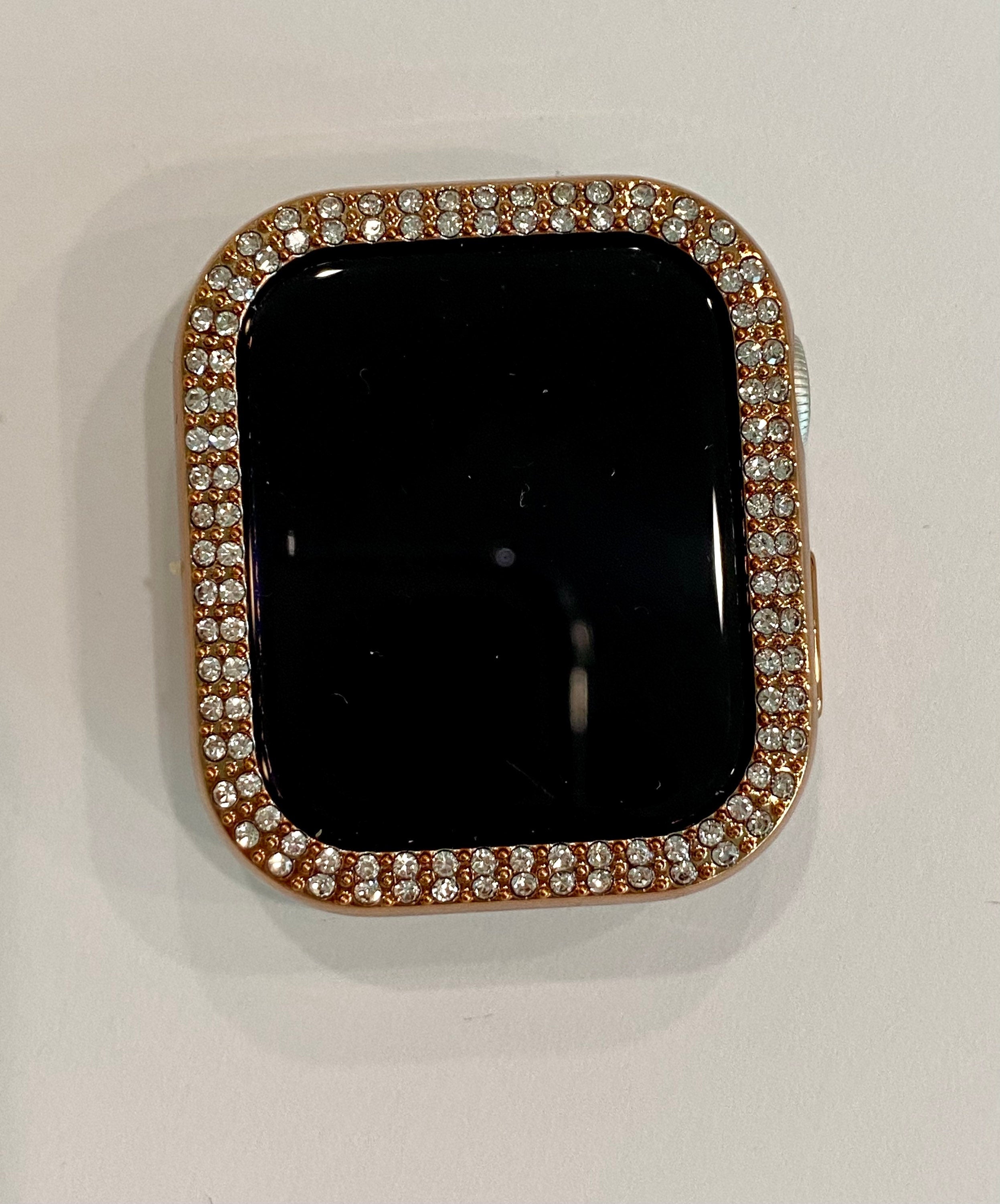 Ultra 49mm Apple Watch Cover Swarovski Crystal Smartwatch Bezel Case Bling Silver, Gold, Black, Clear, Rose Gold 38mm-45mm Series 2-10