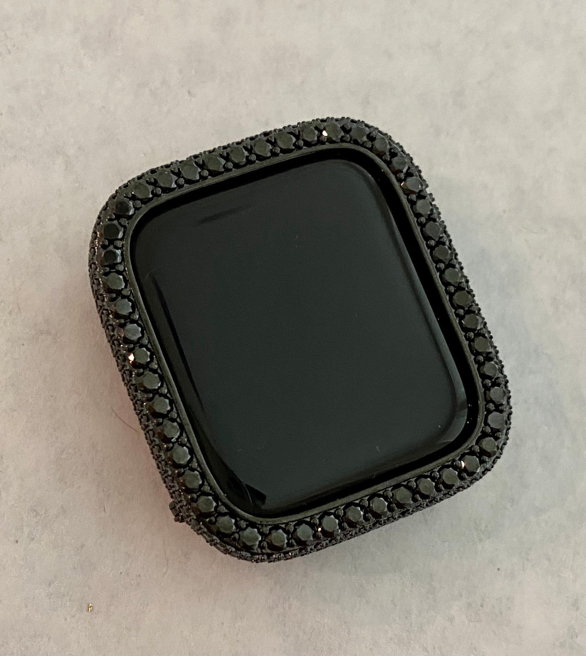 41mm 45mm Apple Watch Band 49mm Ultra Stainless Steel & or Black on Black Apple Watch Cover Lab Diamond Bezel Case Iwatch Candy Series 11