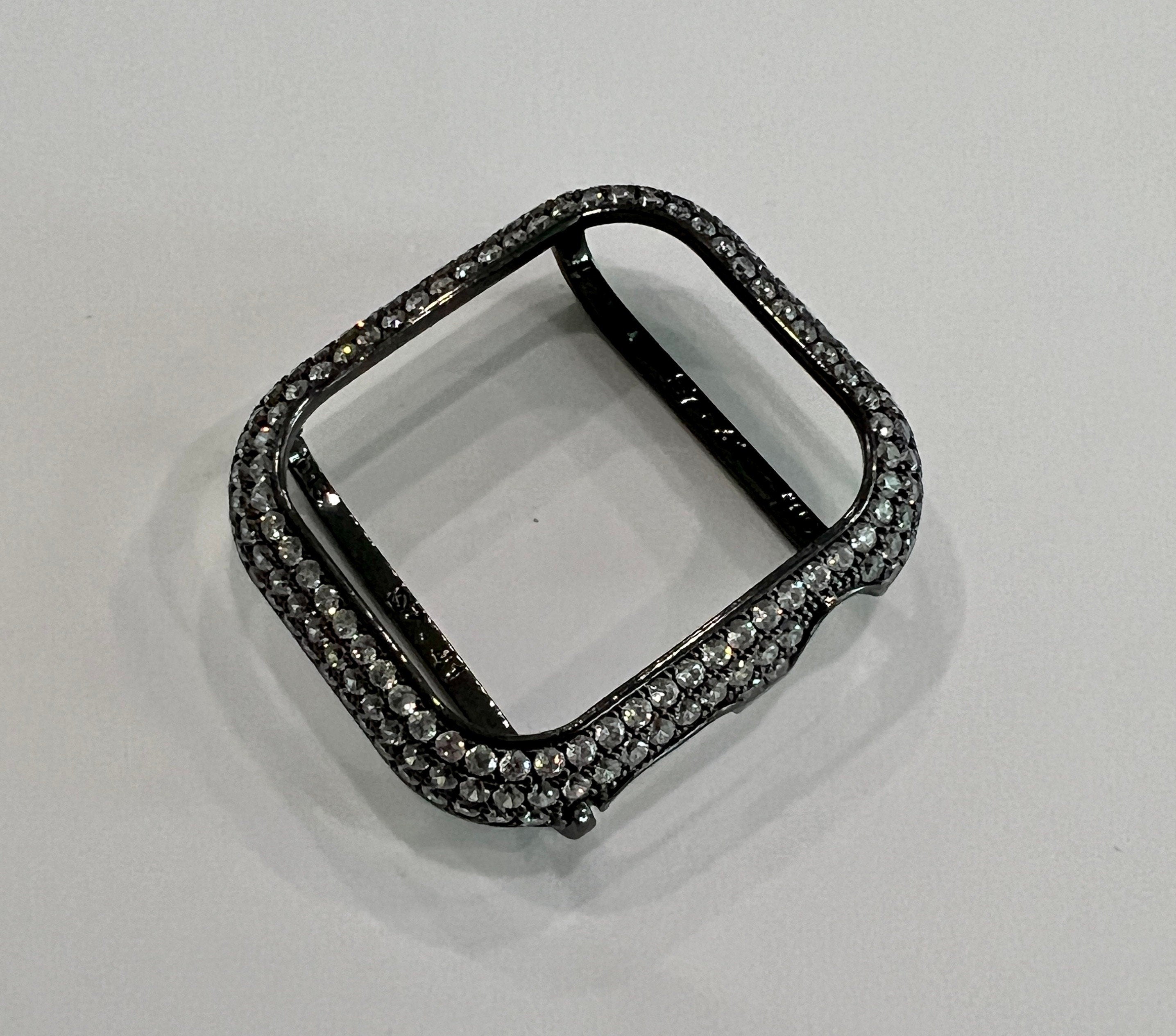 Apple Watch Case 41mm 45mm 49mm Ultra Black Lab Diamond Bezel Apple Watch Cover 38mm 40mm 42mm 44mm Smartwatch Bumper Iwatch Candy Bling
