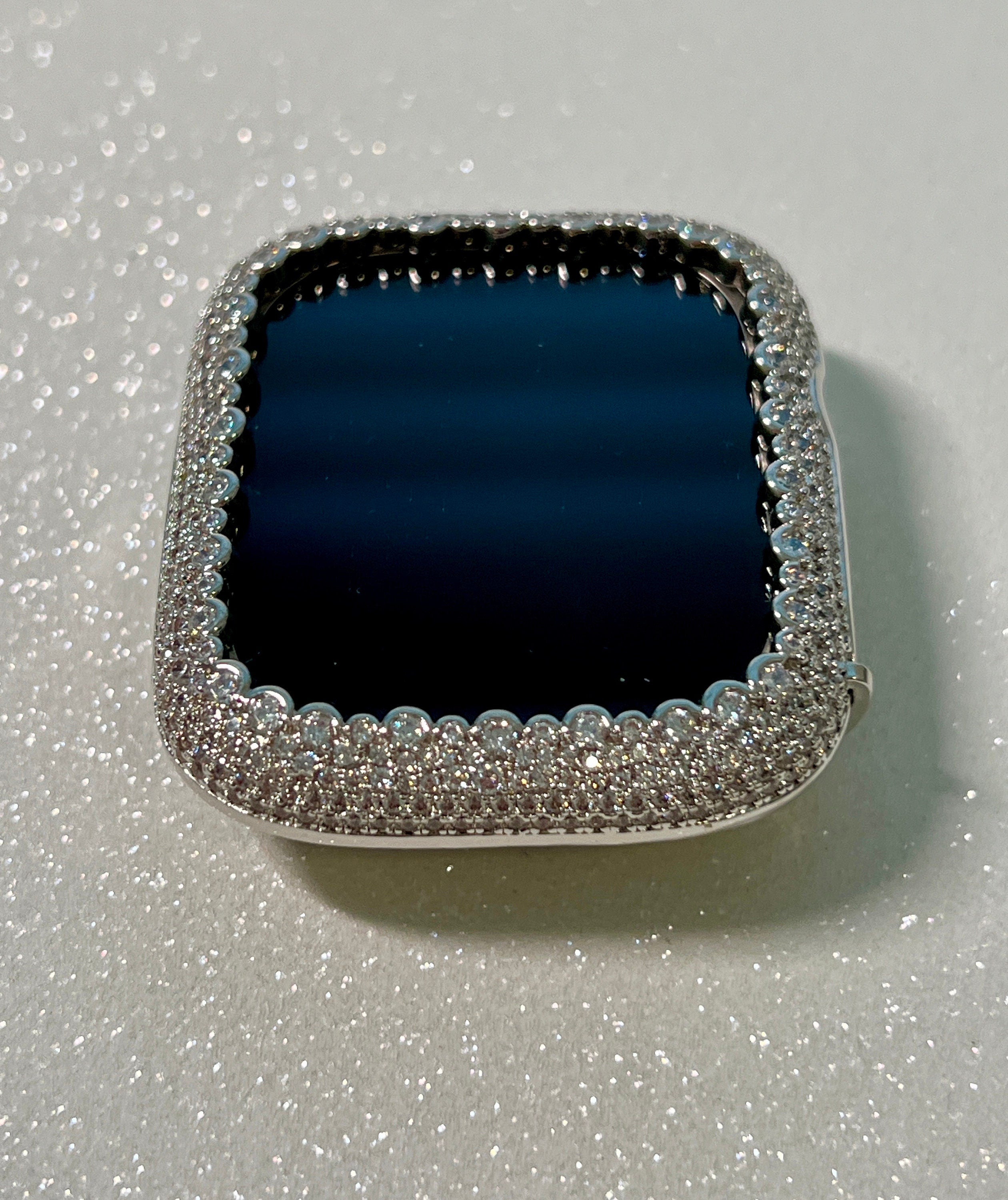 Apple Watch ULTRA Watch case white gold, lab diamond watch cover Apple ultra watch cases Apple Ultra watch covers Apple Ultra bling Gift