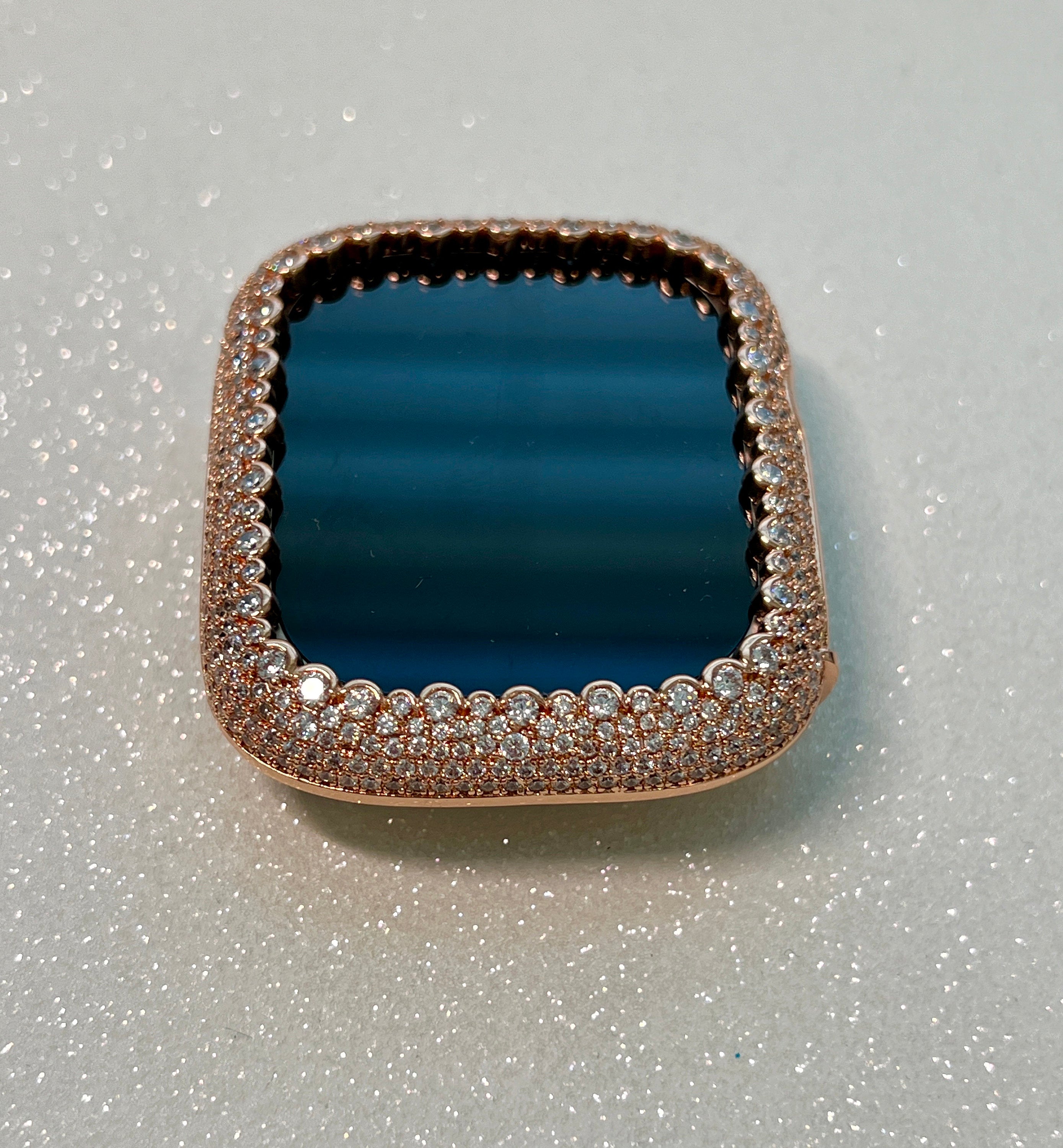 Ultra 49mm Apple Watch Case for Apple Watch 48mm Ultra Rose Gold Pave Lab Diamond Apple Watch Cover 49mm Ultra Apple Watch Iwatch Candy Gift