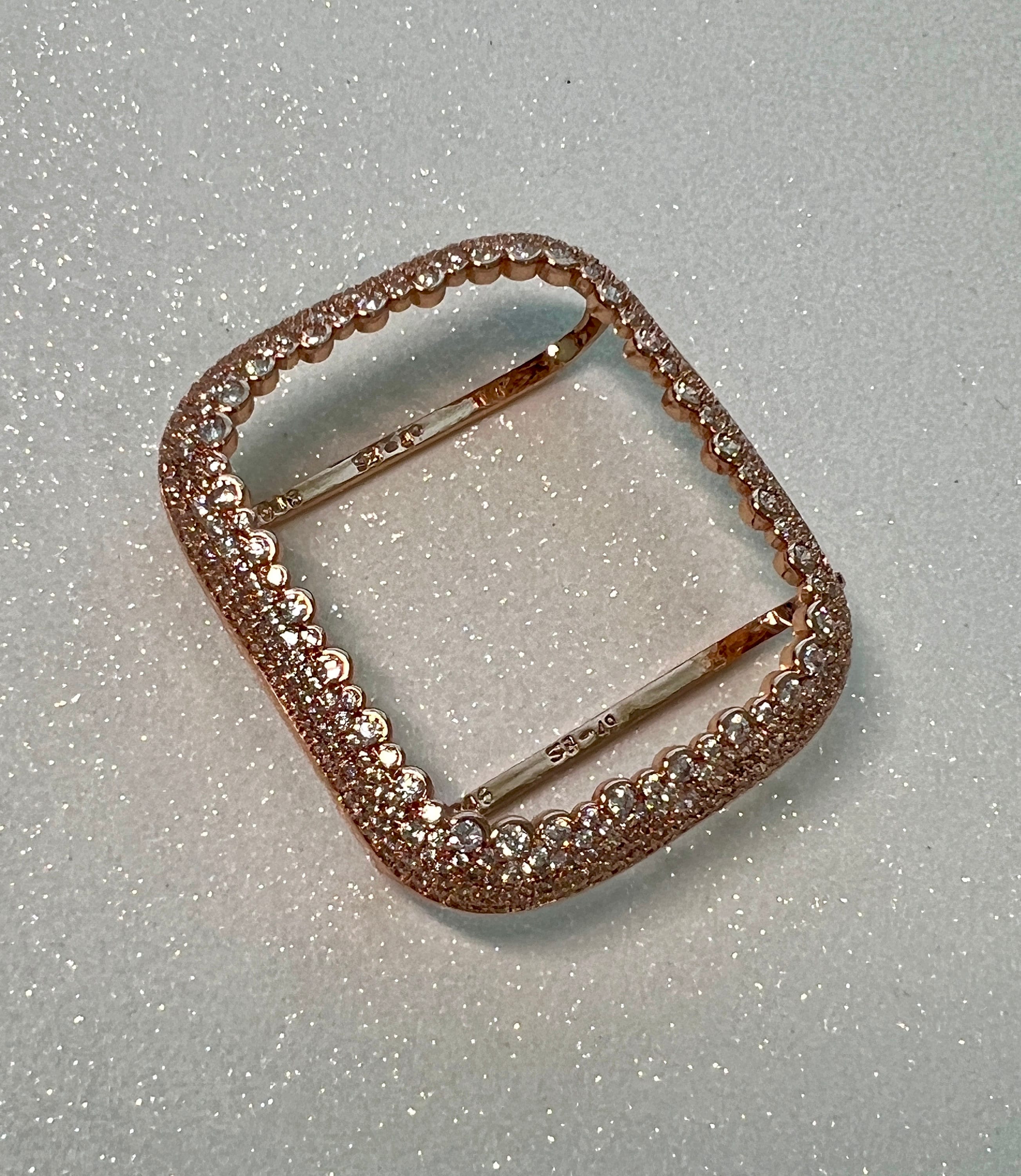 Ultra 49mm Apple Watch Case for Apple Watch 48mm Ultra Rose Gold Pave Lab Diamond Apple Watch Cover 49mm Ultra Apple Watch Iwatch Candy Gift