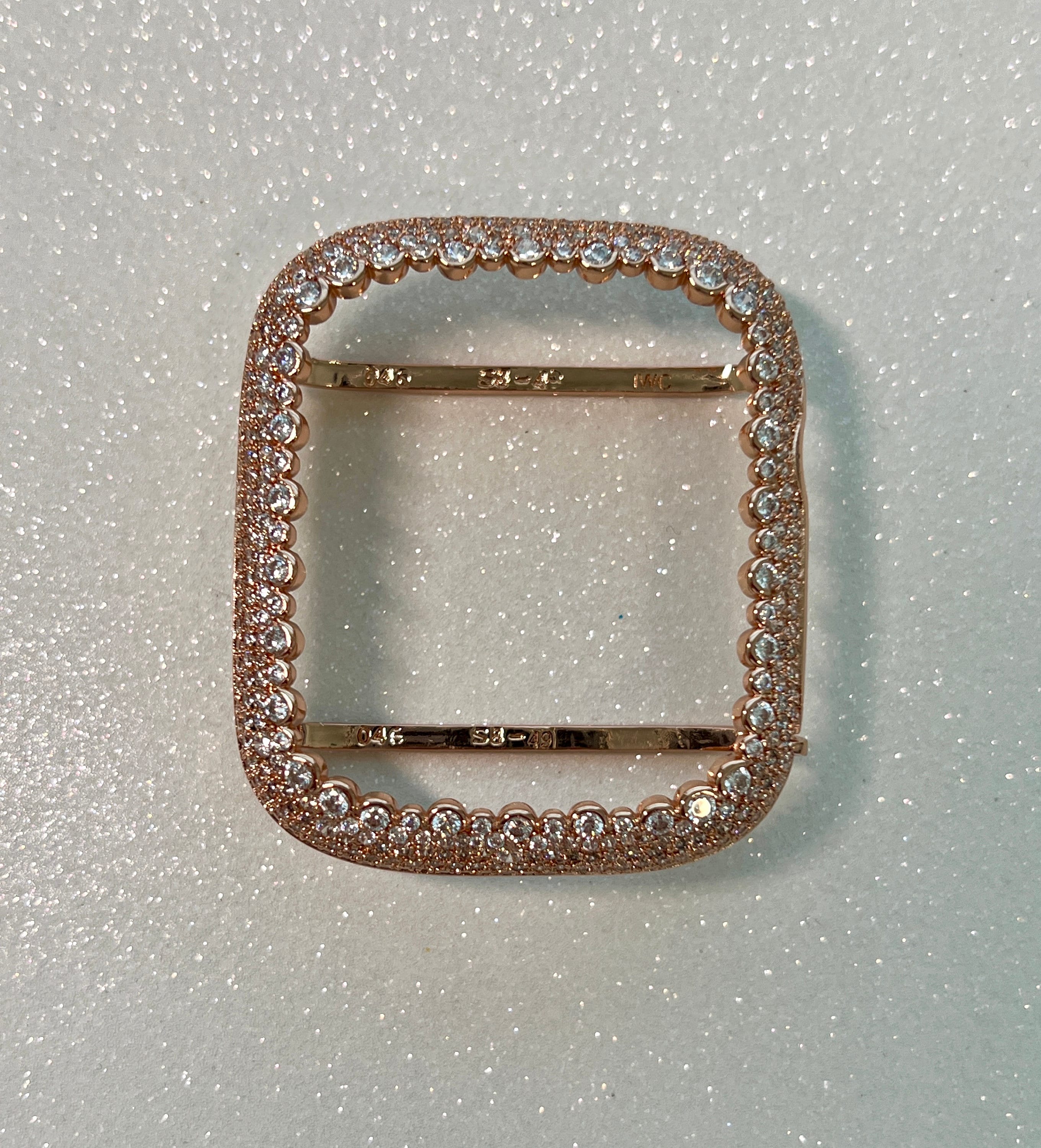 Ultra 49mm Apple Watch Case for Apple Watch 48mm Ultra Rose Gold Pave Lab Diamond Apple Watch Cover 49mm Ultra Apple Watch Iwatch Candy Gift