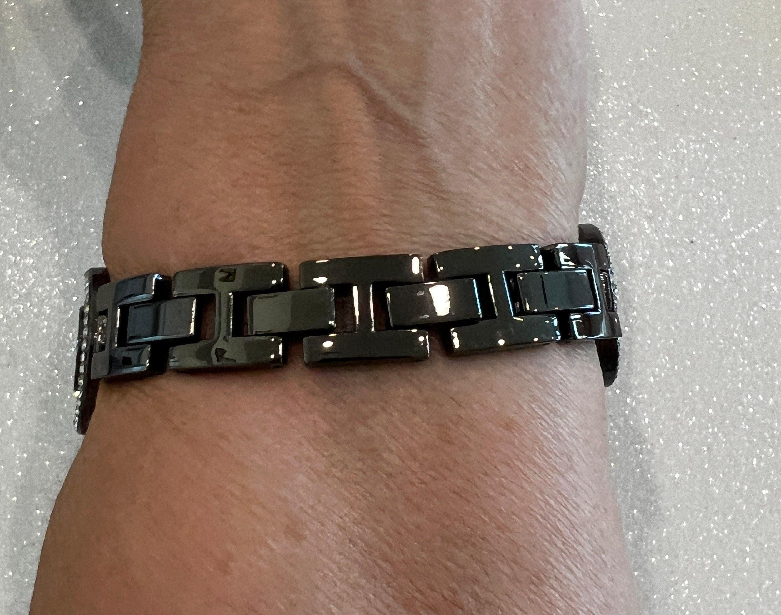 Series 10 Apple Watch Band 42mm 46mm Black Pave Swarovski Crystal & or Apple Watch Cover Rhinestone Iphone Watch Case 38mm-49mm Iwatch Candy