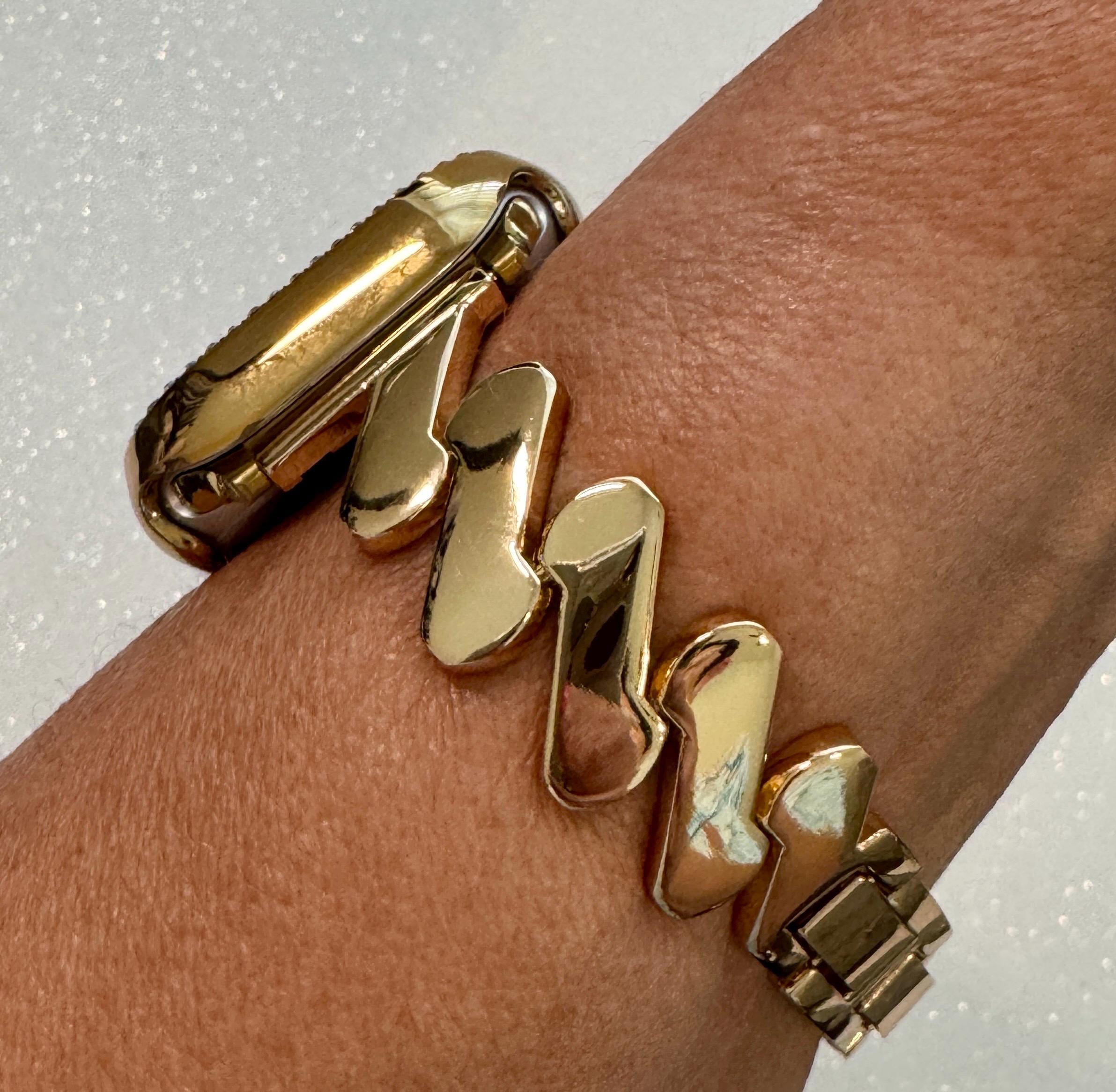 Apple Watch Band Series 10 42mm 46mm Yellow Gold Swarovski Crystals - Iwatch Band Straps 44mm 45mm 49mm Ultra - Apple Watch Bracelet Bling