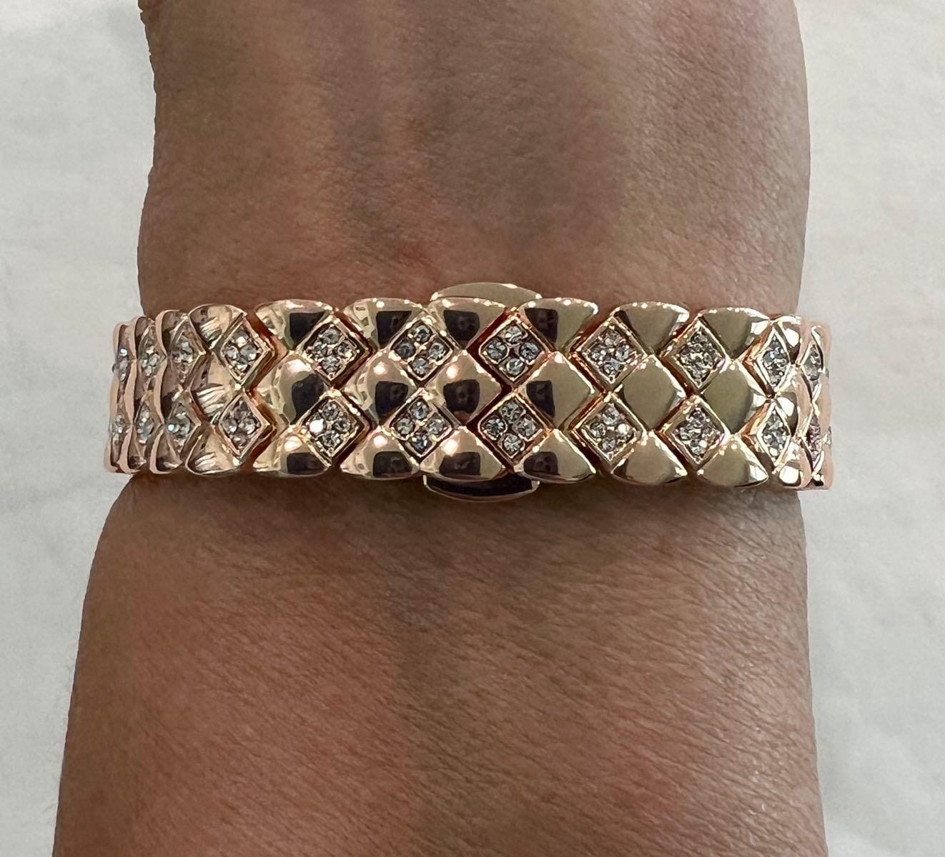 Luxury Rose Gold Apple Watch Band Womens Swarovski Crystal Bracelet & or Apple Watch Cover Lab Diamond Baguette Case Iwatch Candy Bling