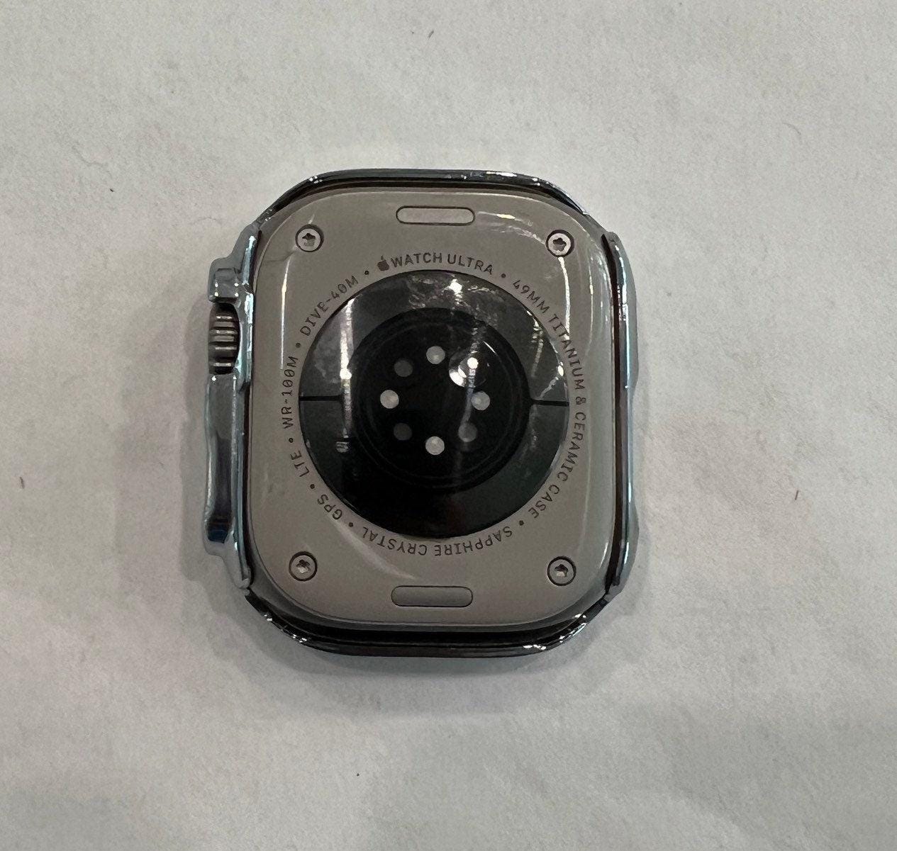 49mm Ultra Apple Watch Cover Silver Crystals Apple Watch Case Smartwatch Bumper Bling Series 8