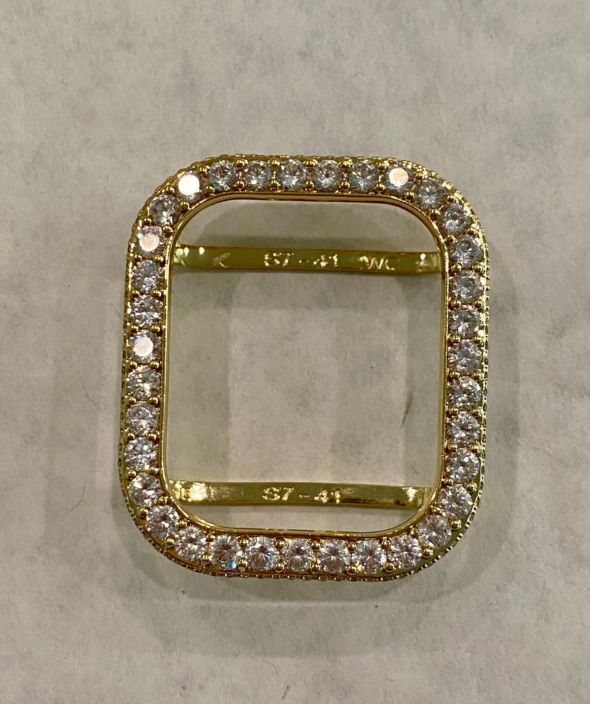 Apple Watch Case Yellow Gold 38mm 40mm 41mm 42mm 44mm 45mm Apple Watch Cover Lab Diamond Bezel Iwatch Candy Bumper Bling