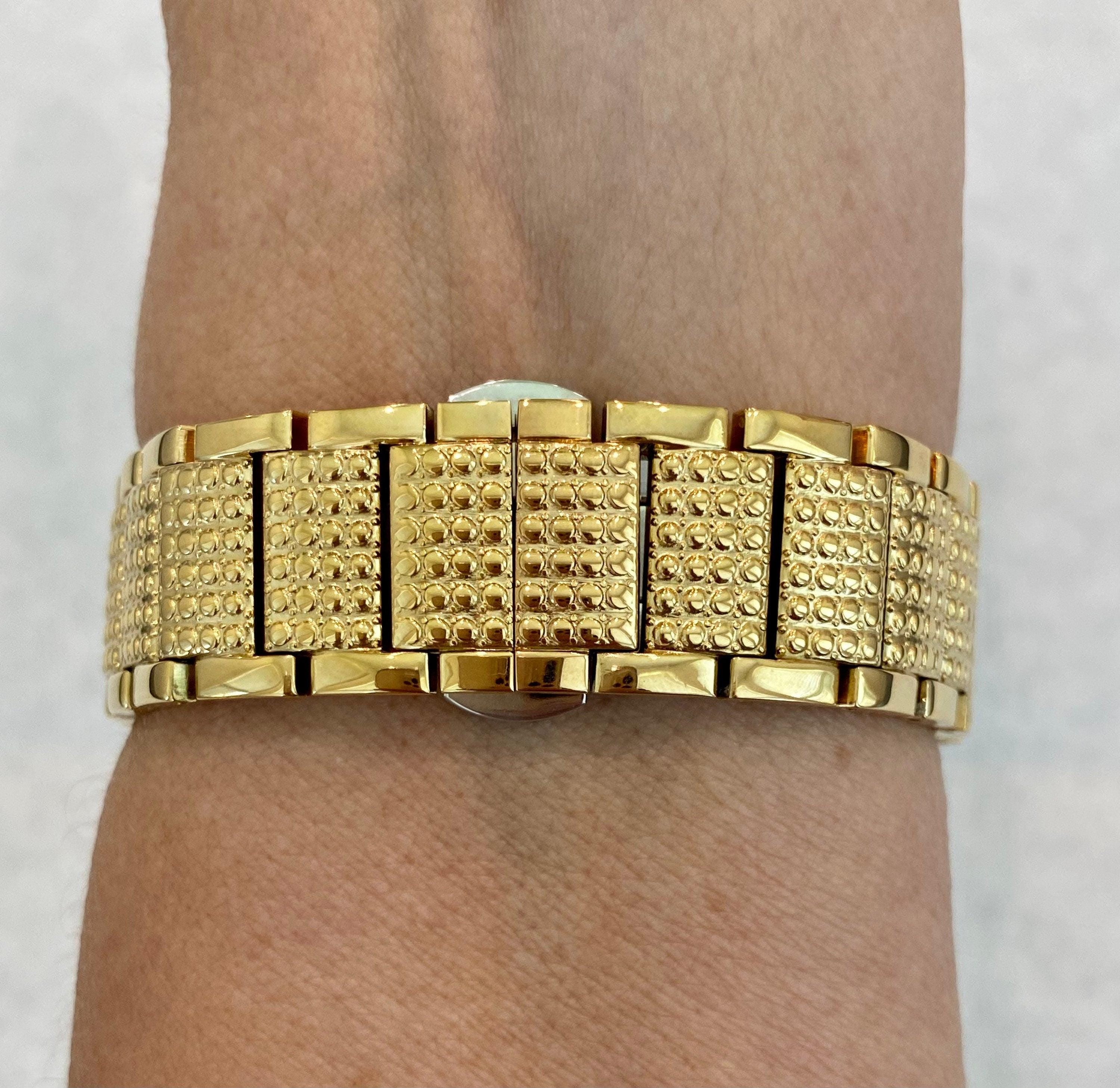 Apple Watch Band 42mm 46mm Series 10 Gold Stainless Steel & or Apple Watch Cover Swarovski Crystal Protective Iphone Watch Case Iwatch Candy