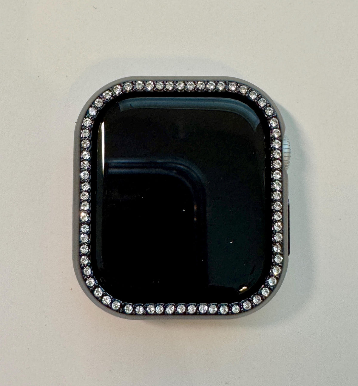 Black Apple Watch Case 42mm 46mm Series 10 Swarovski Crystals Apple Watch Cover 41mm 45mm 49mm Ultra Iphone Watch Protective Bumper Bling