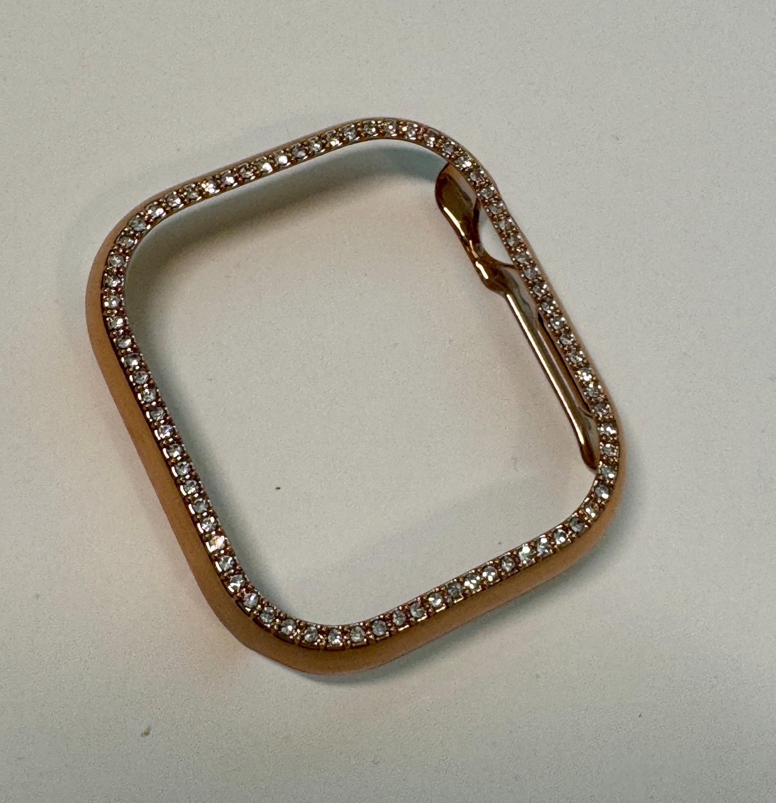 Apple Watch Band Series 10 42mm 46mm Yellow Gold Swarovski Crystals - Iwatch Band Straps 44mm 45mm 49mm Ultra - Apple Watch Bracelet Bling