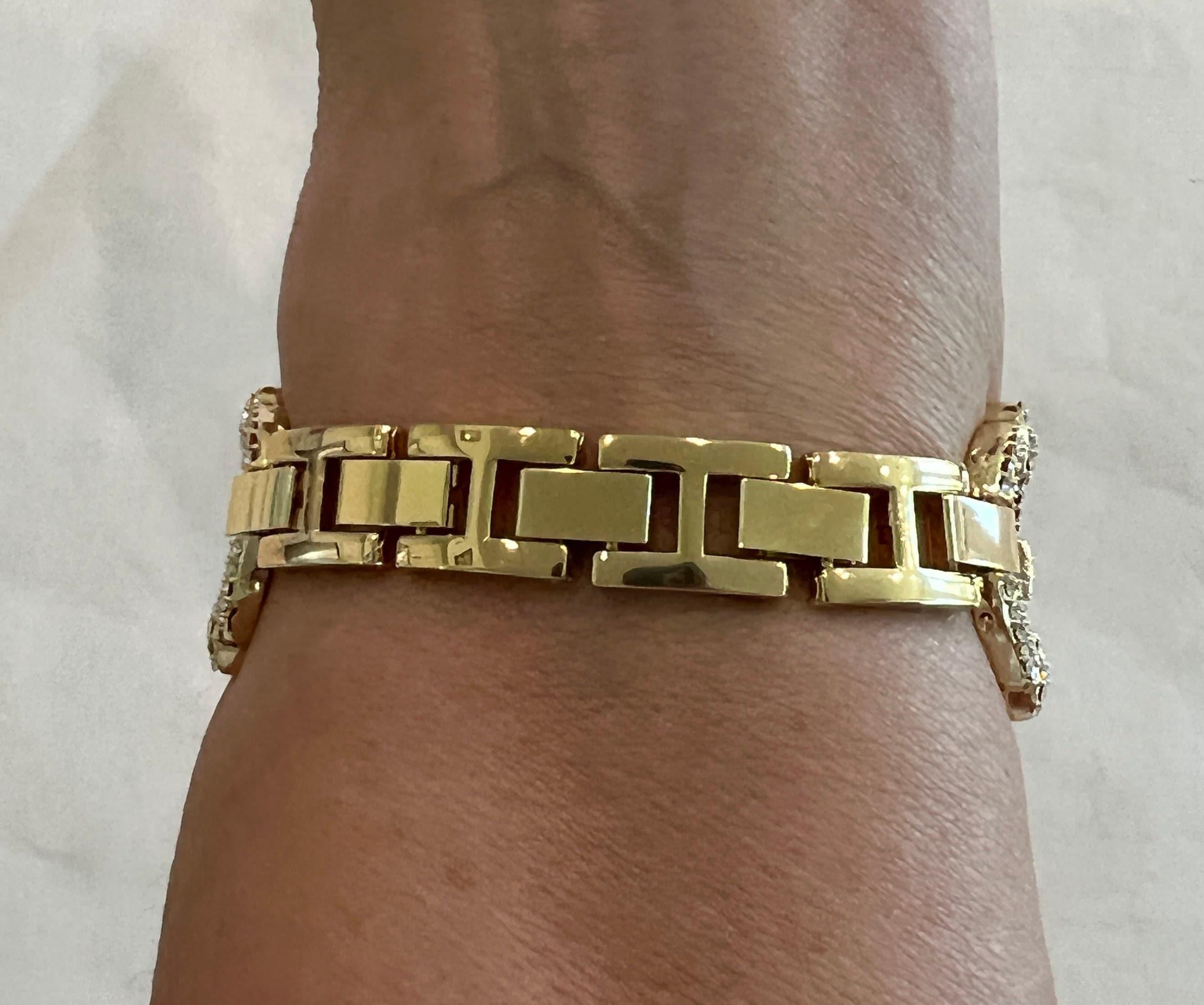 Designer Apple Watch Band Women Yellow Gold Swarovski Crystal & or Custom Apple Watch Cover Baguette Lab Diamonds Bezel Case Iwatch Candy