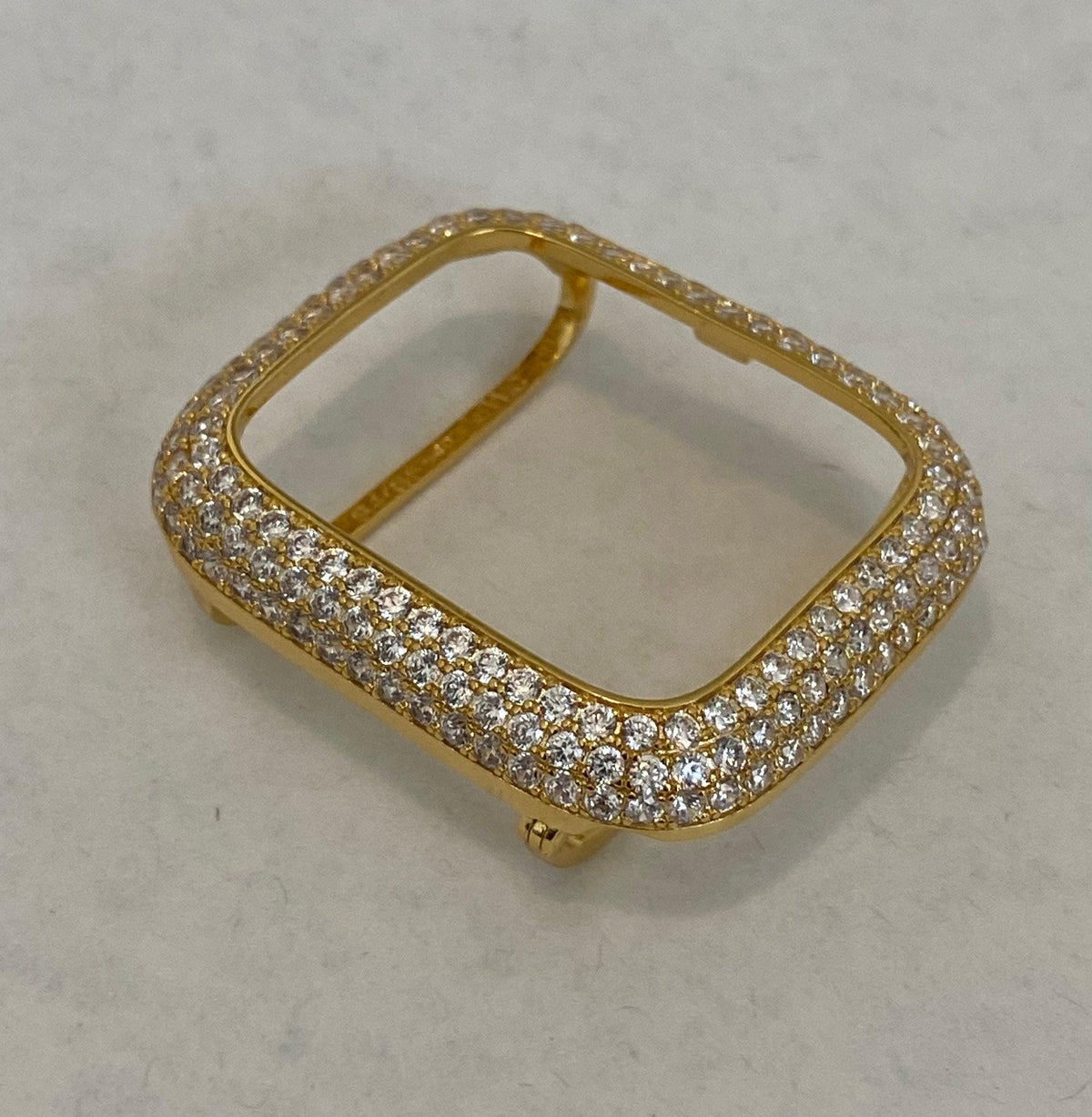 41mm 45mm 49mm Ultra Apple Watch Band Rose Gold Crystals & or Lab Diamond Bezel Cover Smartwatch Bumper Bling 38mm-44mm