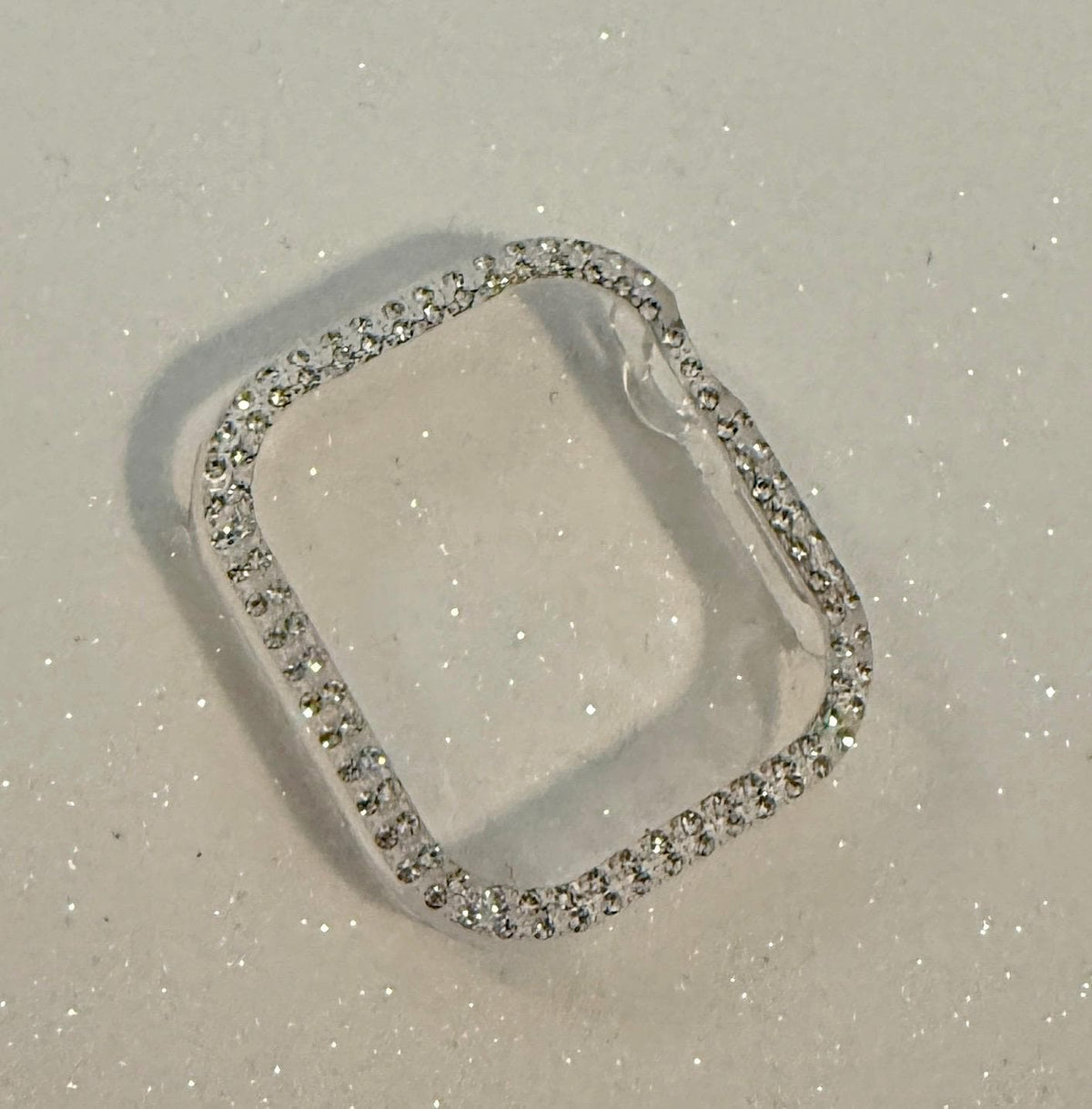 Apple Watch Cover Bezel Clear Case Swarovski Crystals Apple Watch Cases Smartwatch Bumper Bling 38mm-45mm Series 2-12