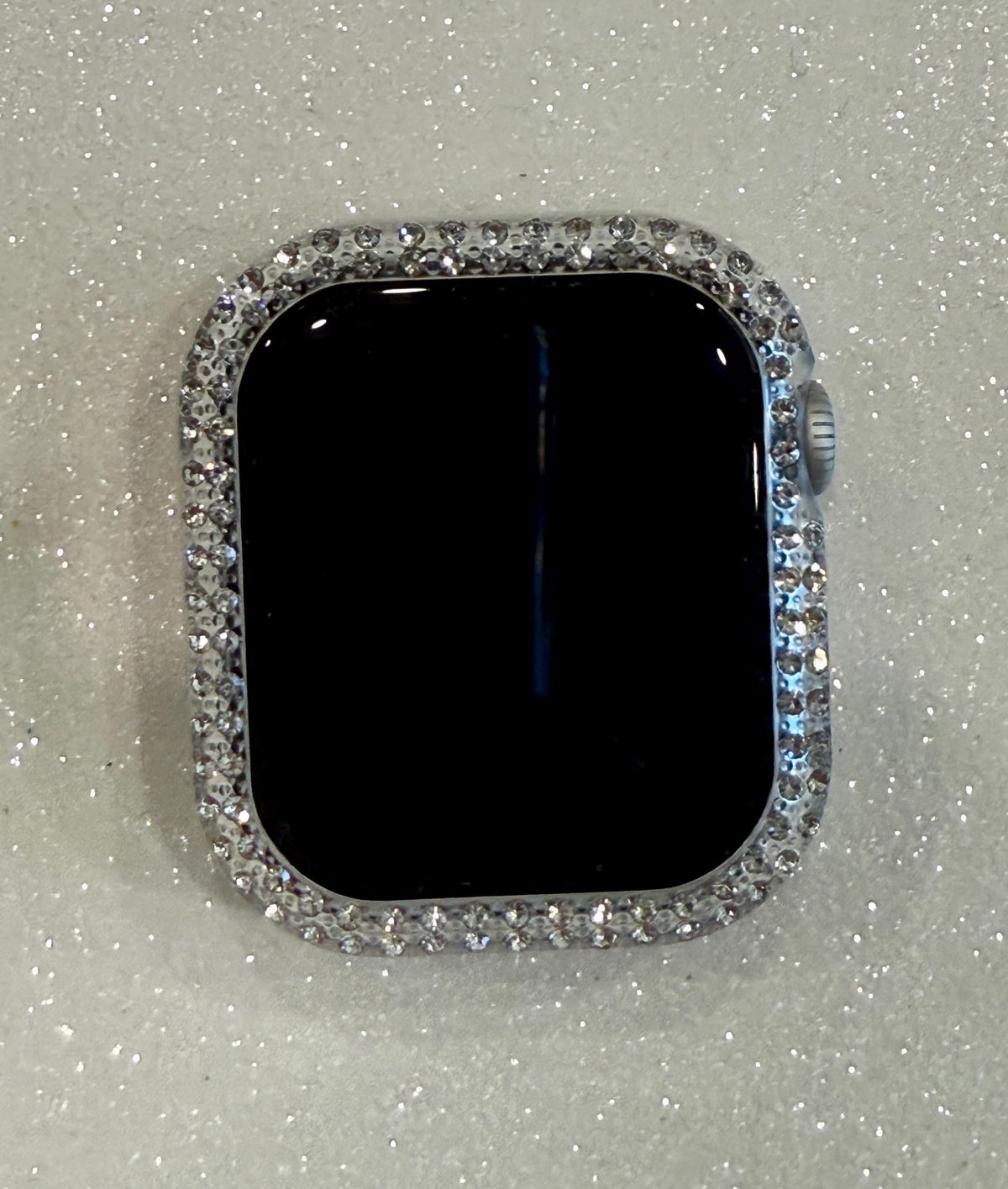 Apple Watch Cover Bezel Clear Case Swarovski Crystals Apple Watch Cases Smartwatch Bumper Bling 38mm-45mm Series 2-12