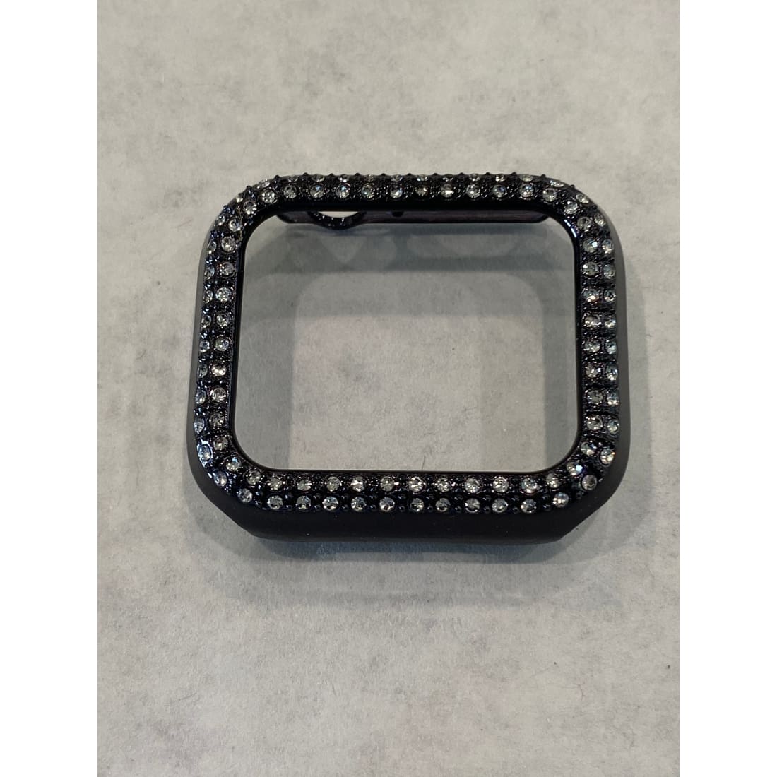 Series 7 Black Apple Watch Cover Bezel Iwatch Case Swarovski Crystal Faceplate Series 6 All Sizes - 41mm apple watch c, 45mm apple watch,