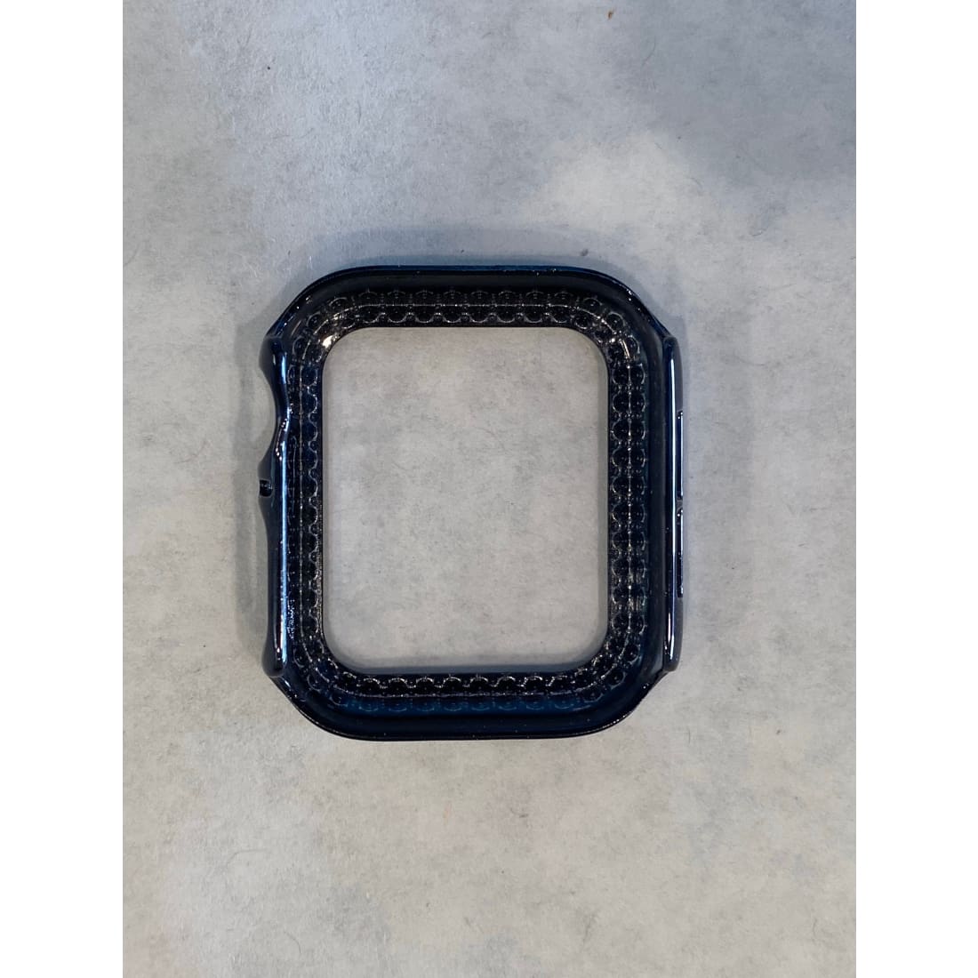 Series 7 Black Apple Watch Cover Bezel Iwatch Case Swarovski Crystal Faceplate Series 6 All Sizes - 41mm apple watch c, 45mm apple watch,