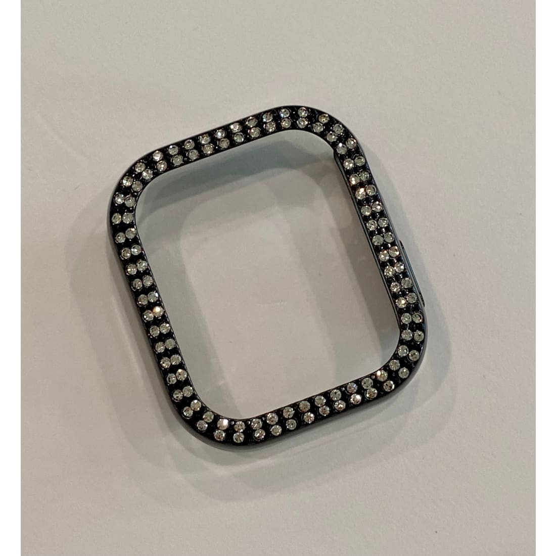Series 7 Black Apple Watch Cover Bezel Iwatch Case Swarovski Crystal Faceplate Series 6 All Sizes - 41mm apple watch c, 45mm apple watch,