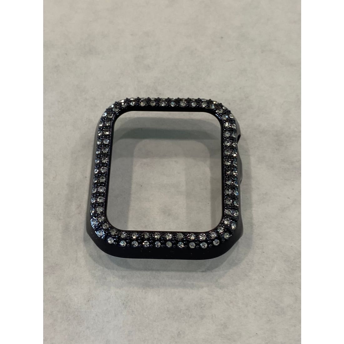 Series 7 Black Apple Watch Cover Bezel Iwatch Case Swarovski Crystal Faceplate Series 6 All Sizes - 41mm apple watch c, 45mm apple watch,