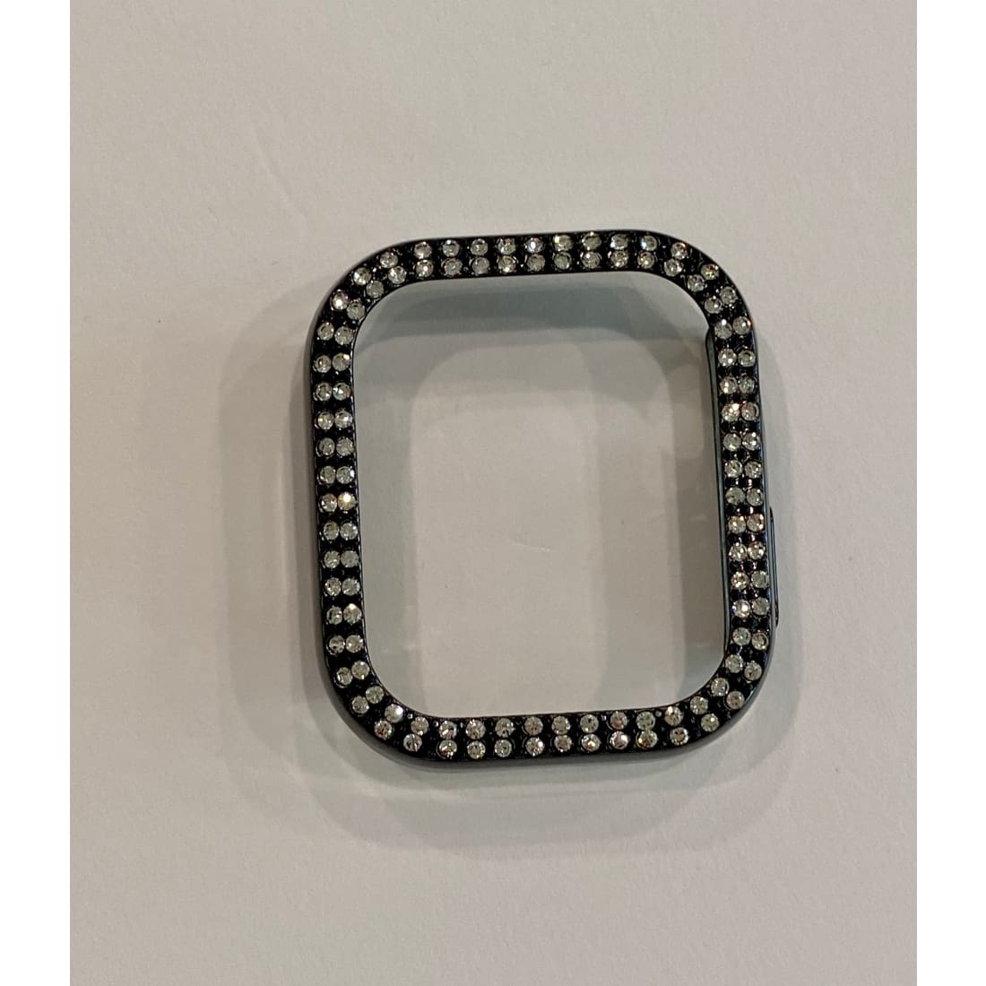 Series 7 Black Apple Watch Cover Bezel Iwatch Case Swarovski Crystal Faceplate Series 6 All Sizes - 41mm apple watch c, 45mm apple watch,