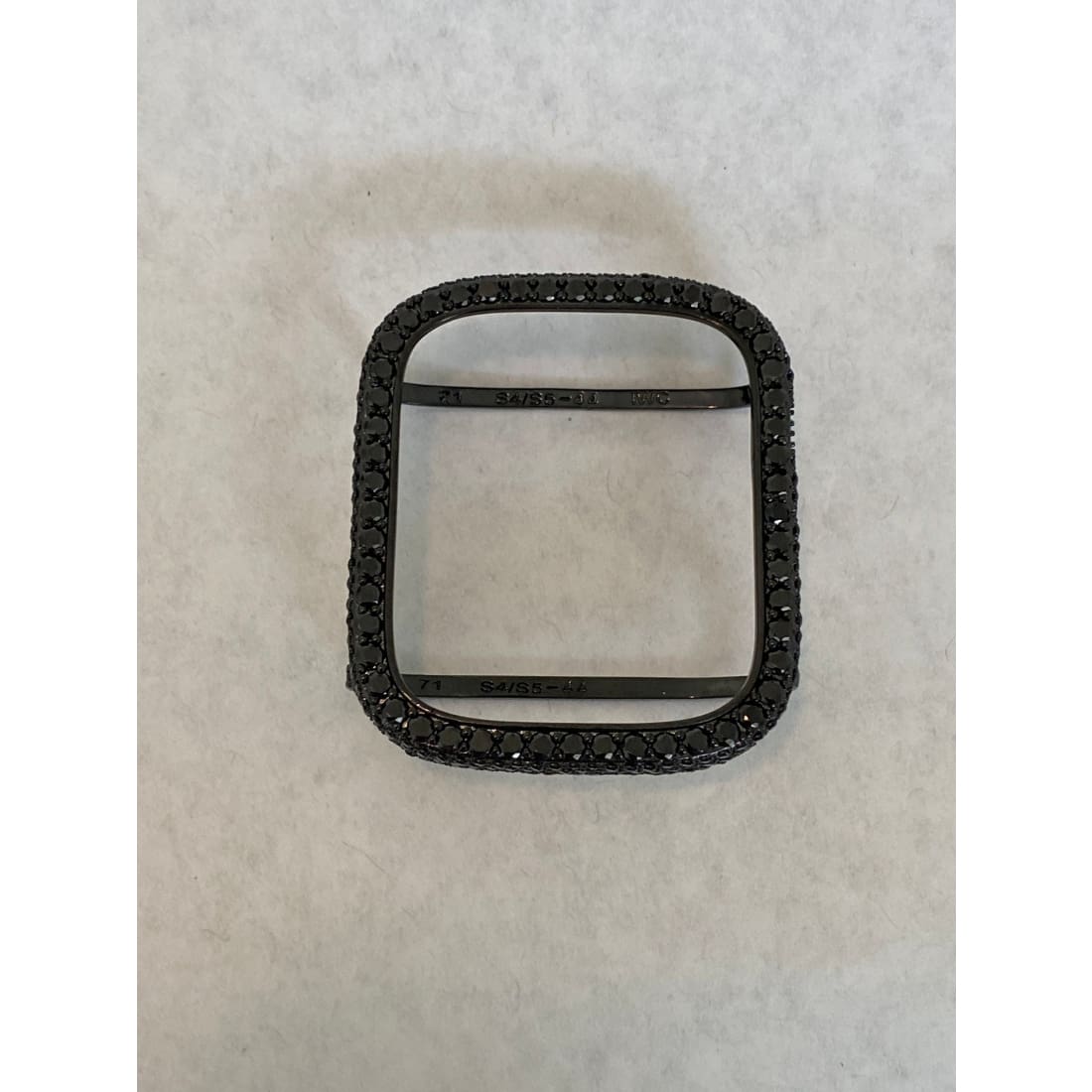 Series 8 Apple Watch Band Black Swarovski Crystals & or Apple Watch Cover Lab Diamond Case Bling 38mm 40mm 41mm 42mm 44mm 45mm 49mm Ultra -