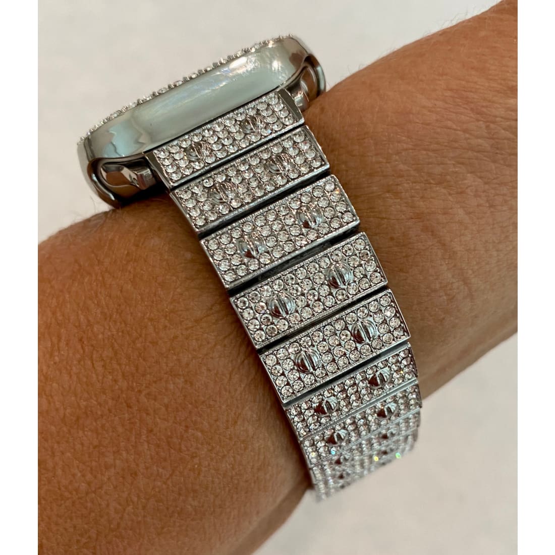 Ultra 49mm Apple Watch Band 41mm 45mm Swarovski Crystals & or Silver Apple Watch Case Cover Bumper Bling 38mm-45mm Smartwatch Bumper - 41mm