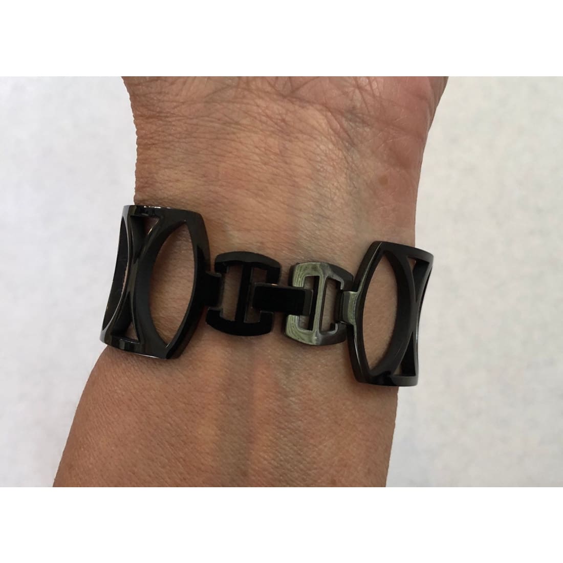 Custom Black Apple Watch Band Only Bangle 38mm 40mm 41mm 42mm 44mm 45mm Smartwatch Straps Series 1-7 Final Sale